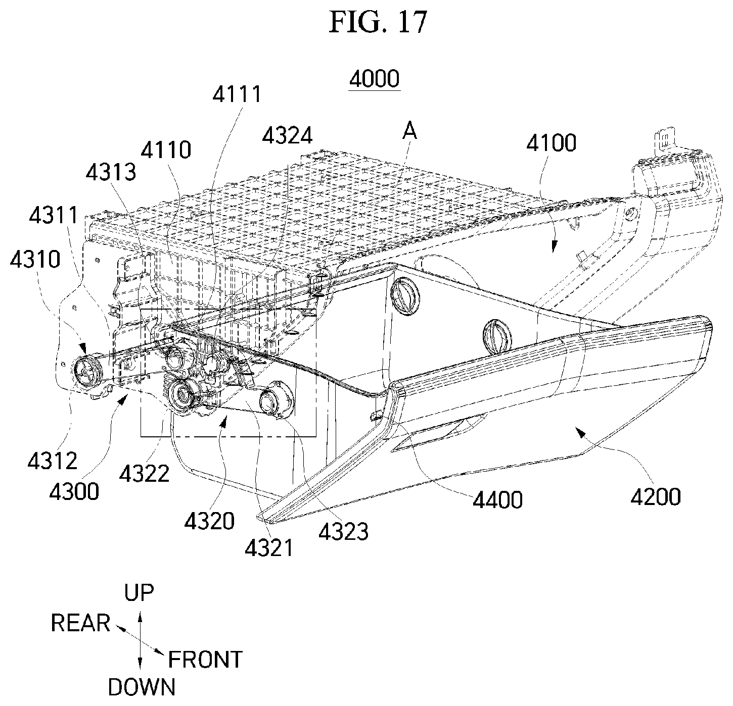 Patent US12103498 Figure 9 – Glove box