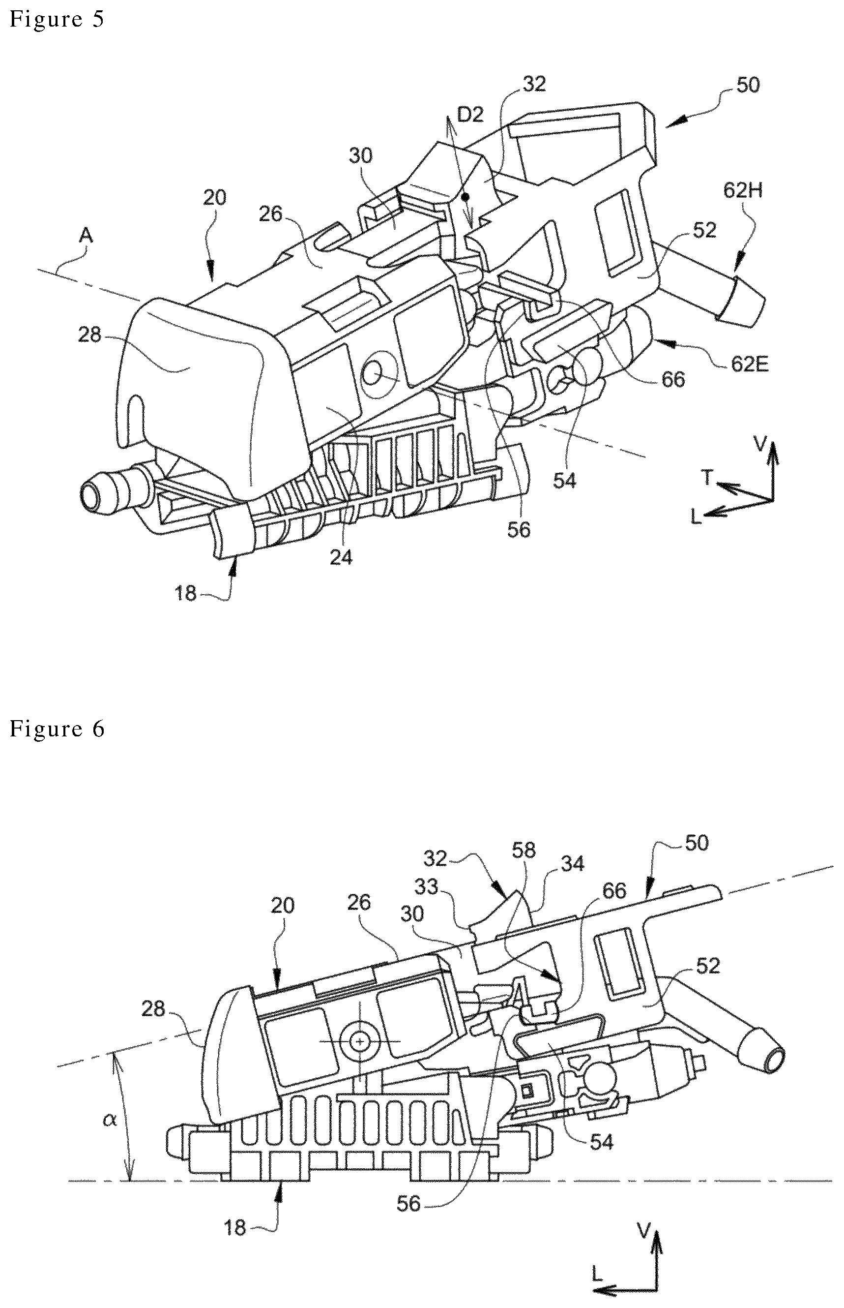 Patent US12103500 Figure 3 – Wiper blade having secure means for locking to a drive arm, and wiper assembly having such a wiper blade