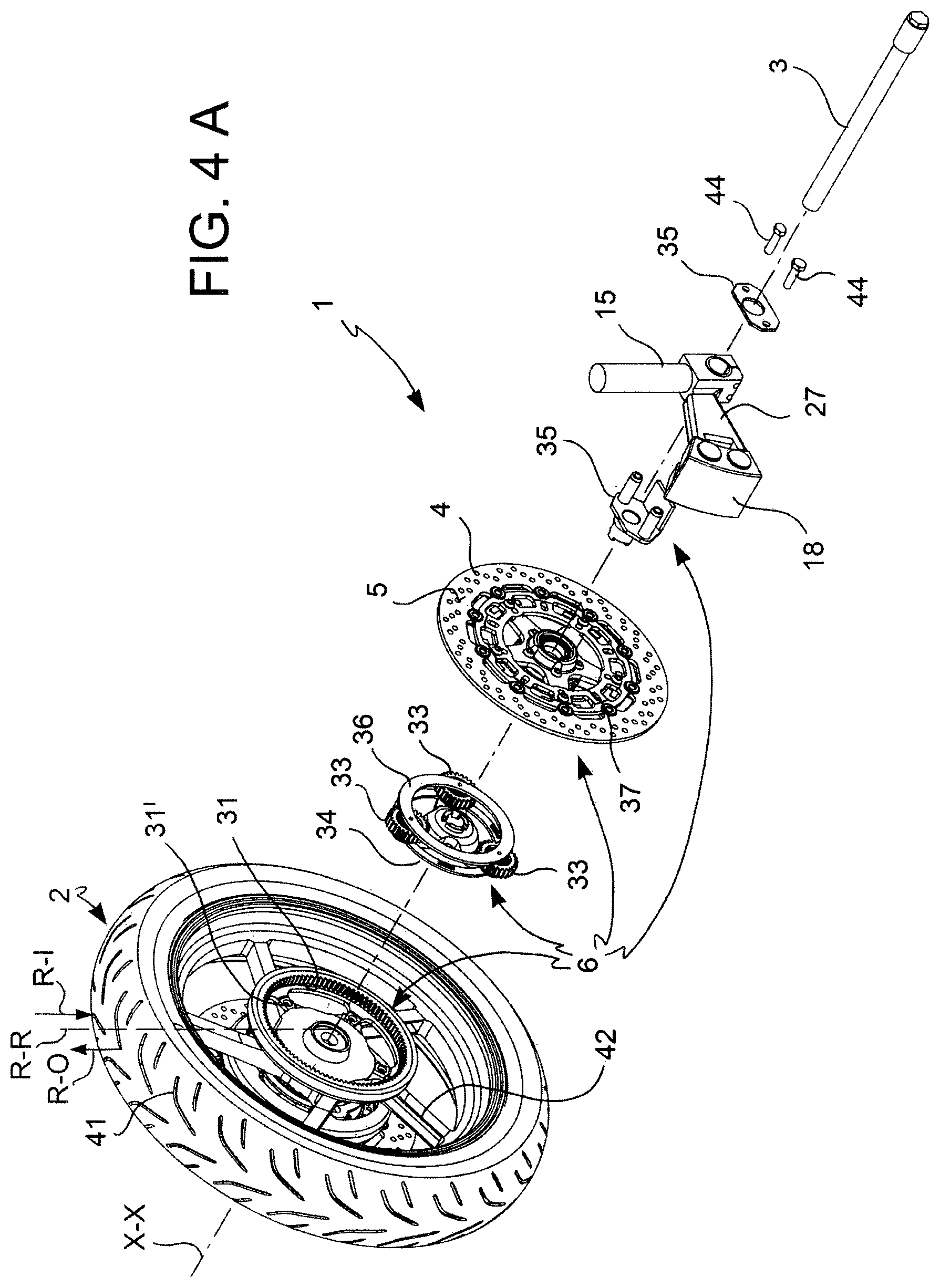 Patent US12103503 Figure 6 – Vehicle wheel assembly