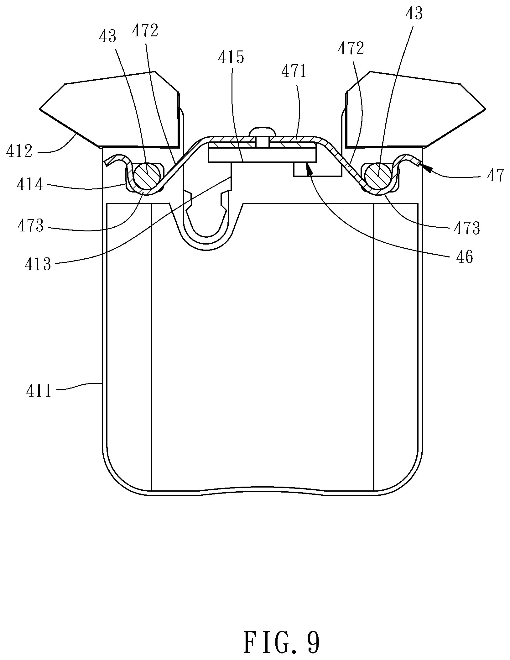 Patent US12103504 Figure 9 – Hydraulic brake and electronic parking integrated caliper