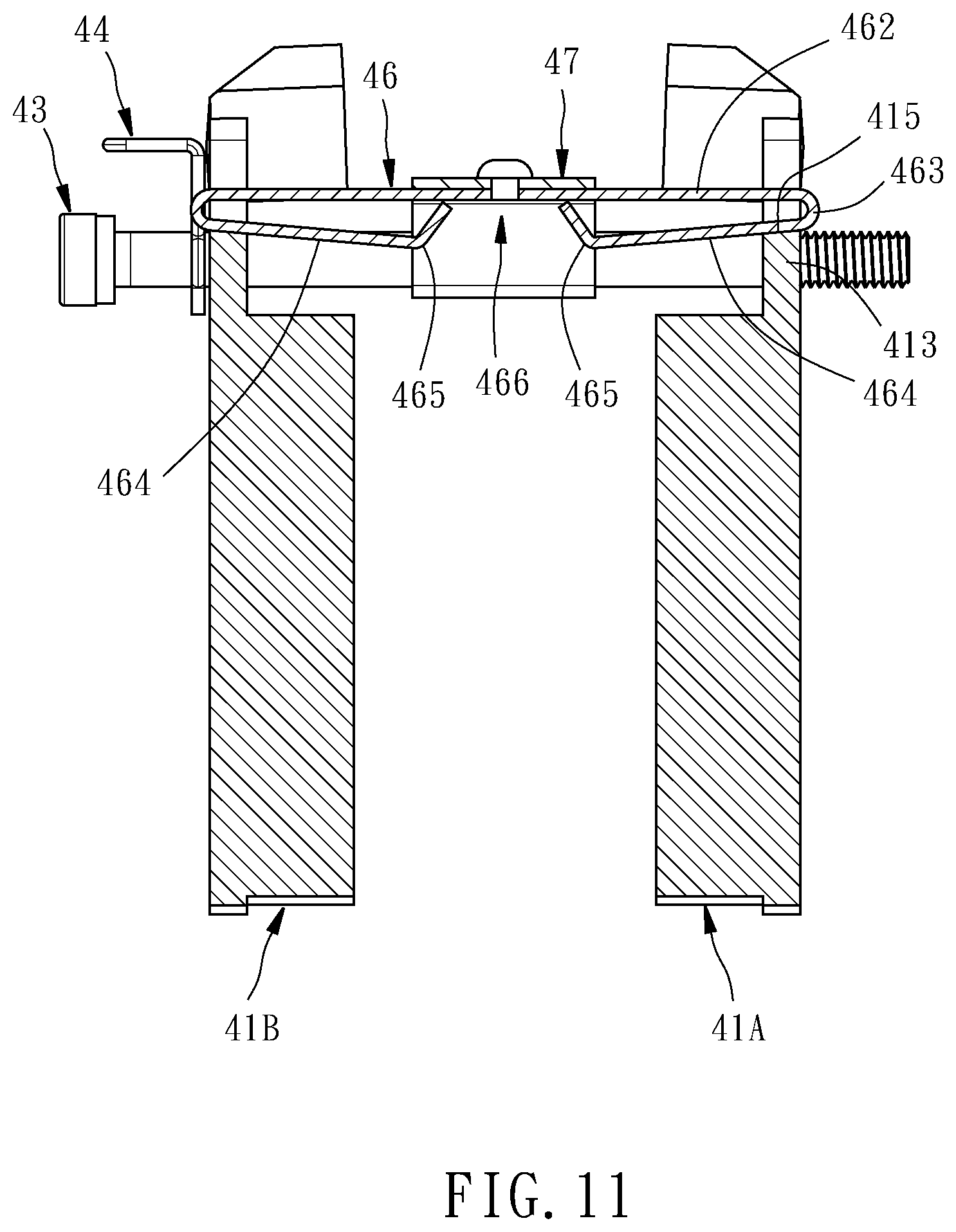 Patent US12103504 Figure 11 – Hydraulic brake and electronic parking integrated caliper