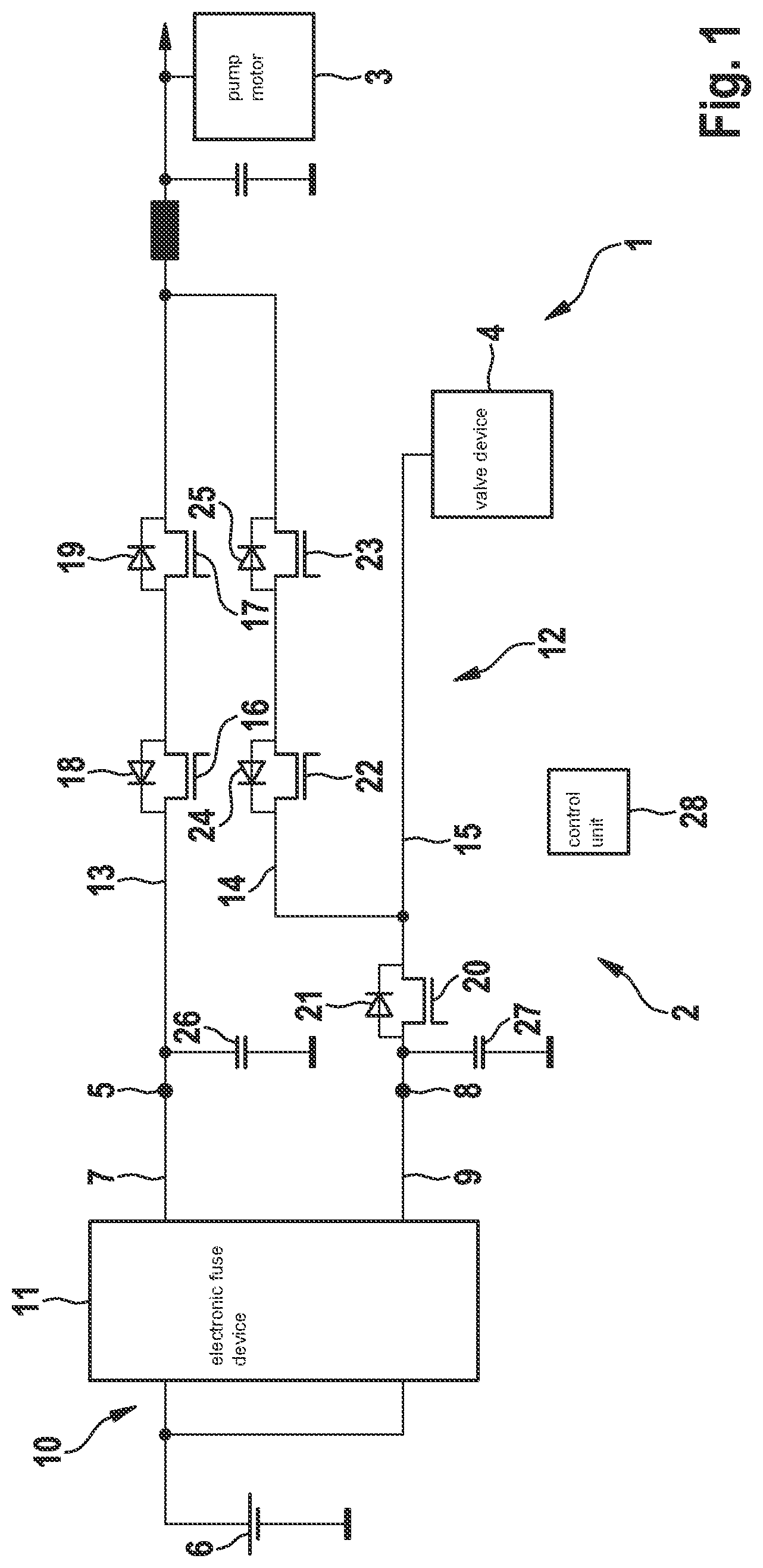 Patent US12103506 Figure 1 – Method for operating a pump motor of a control device, control device, motor vehicle
