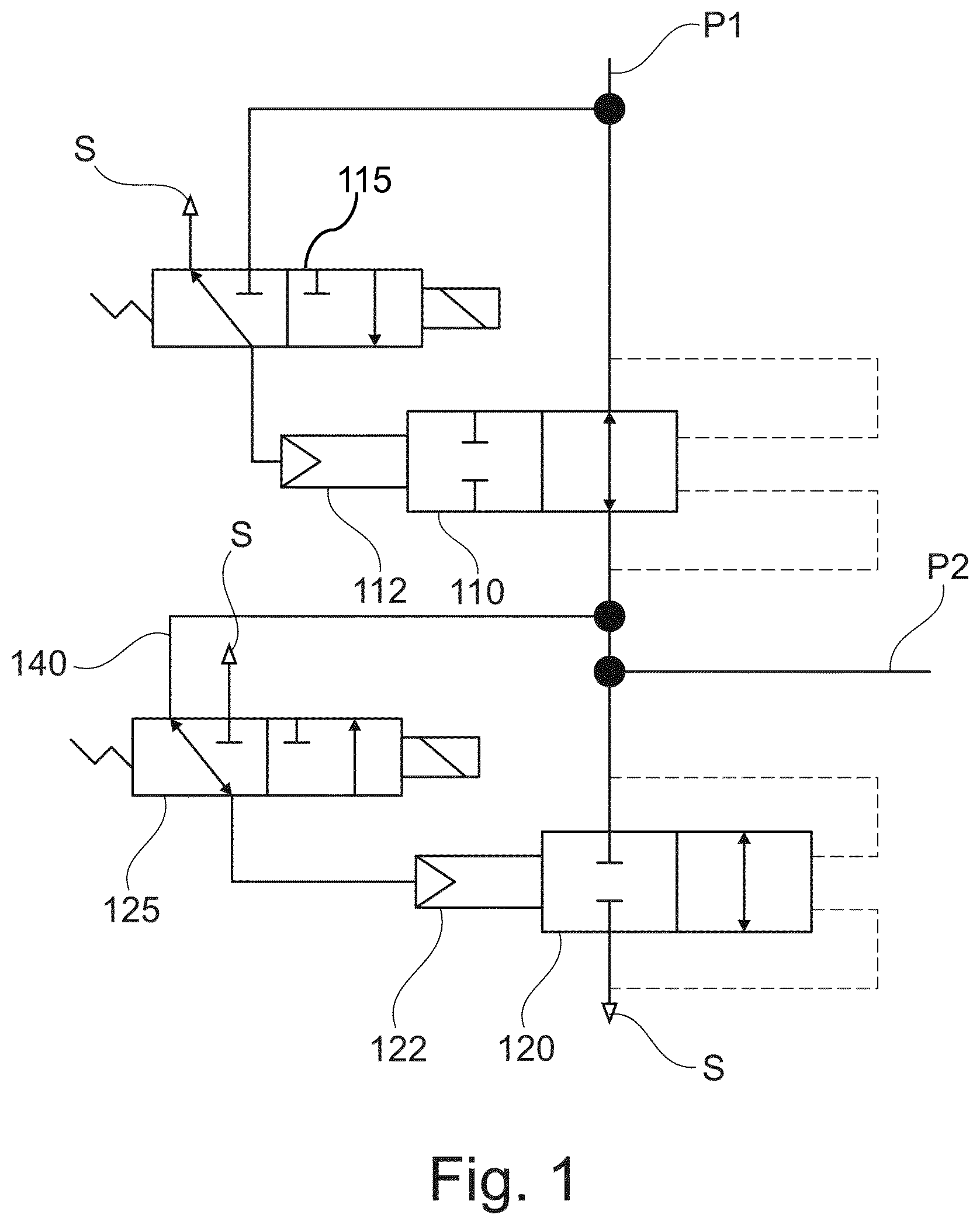 Patent US12103508 Figure 1 – Valve assembly and pressure control method