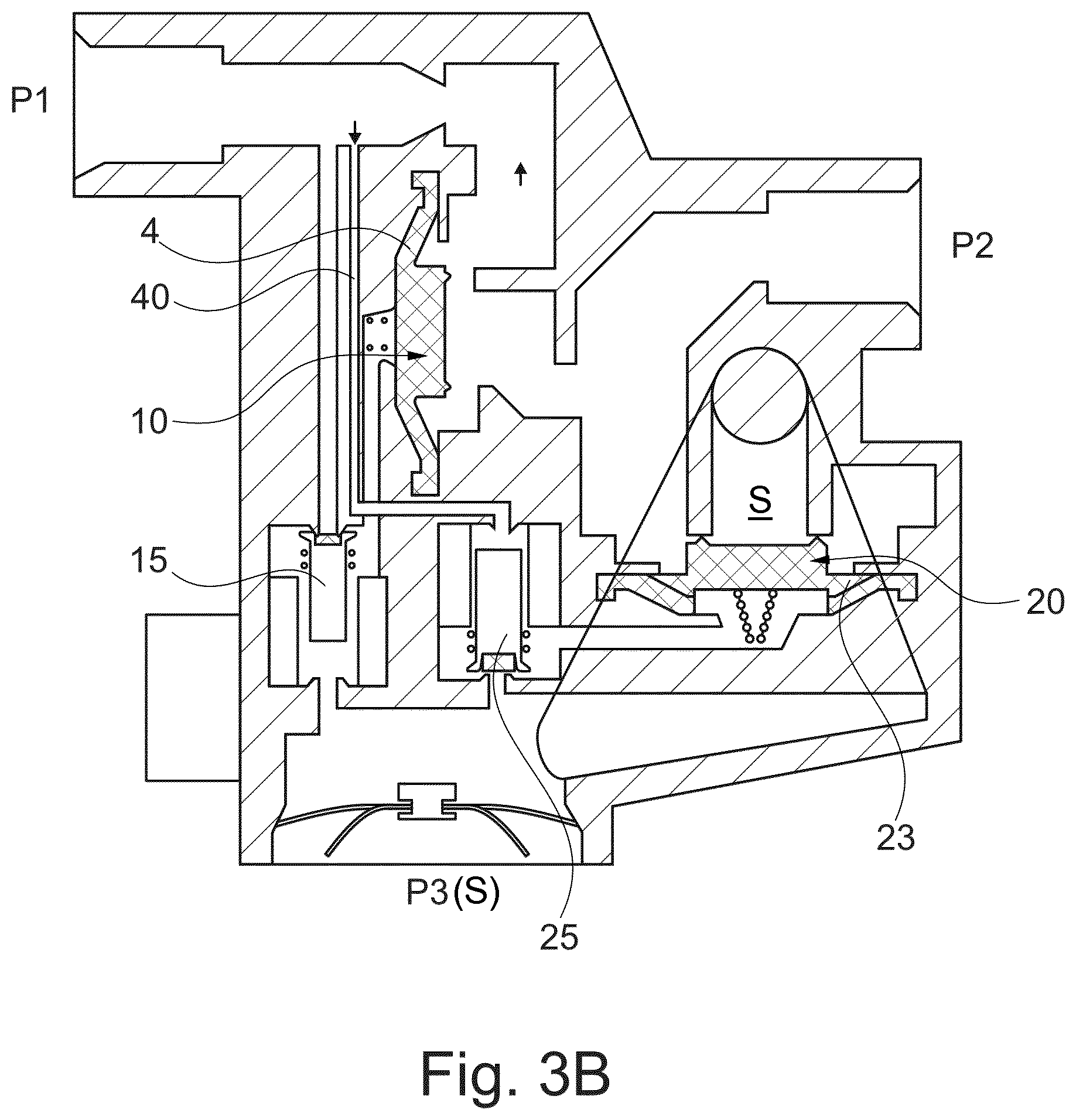 Patent US12103508 Figure 4 – Valve assembly and pressure control method
