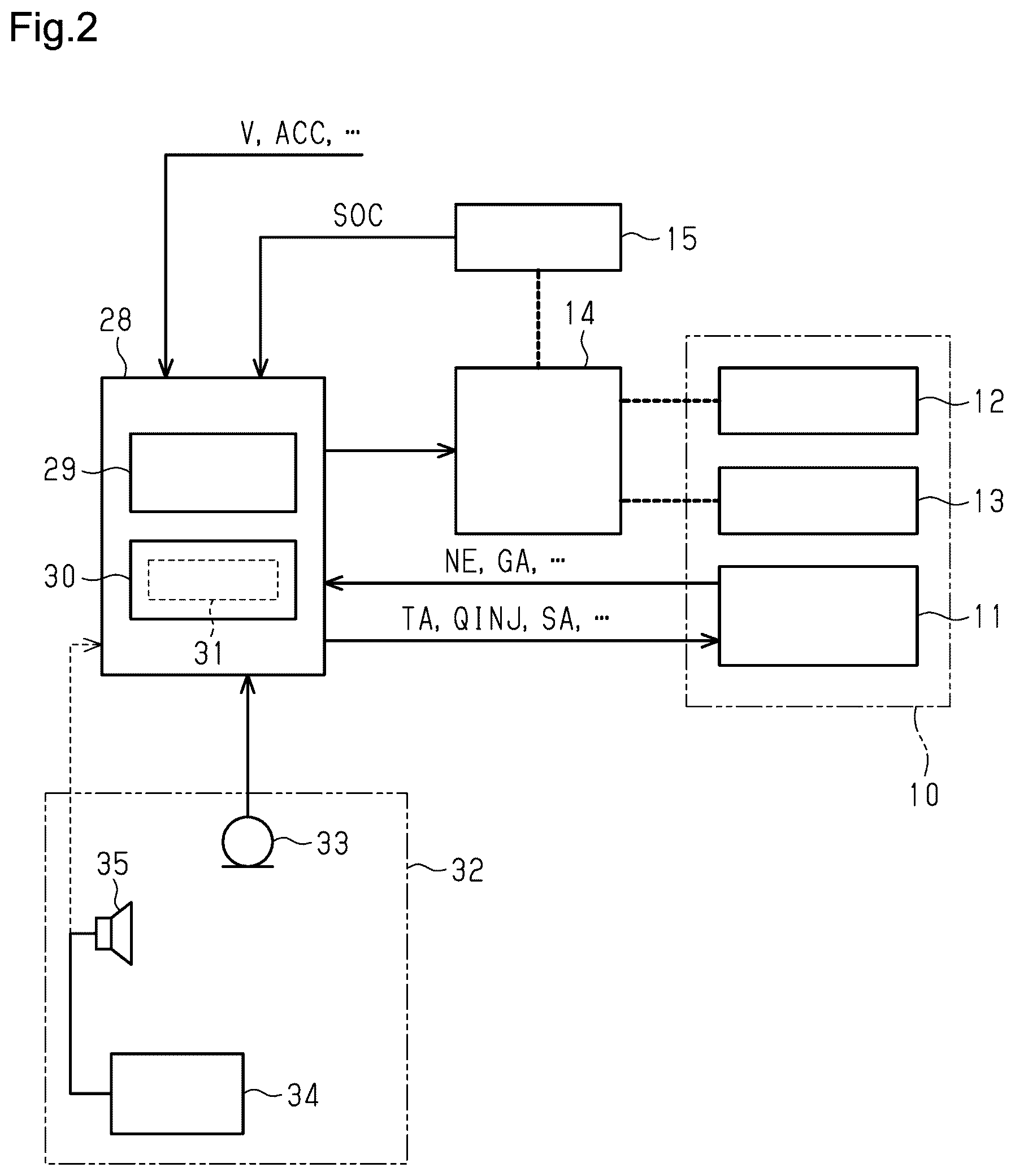 Patent US12103513 Figure 2 – Vehicle controller