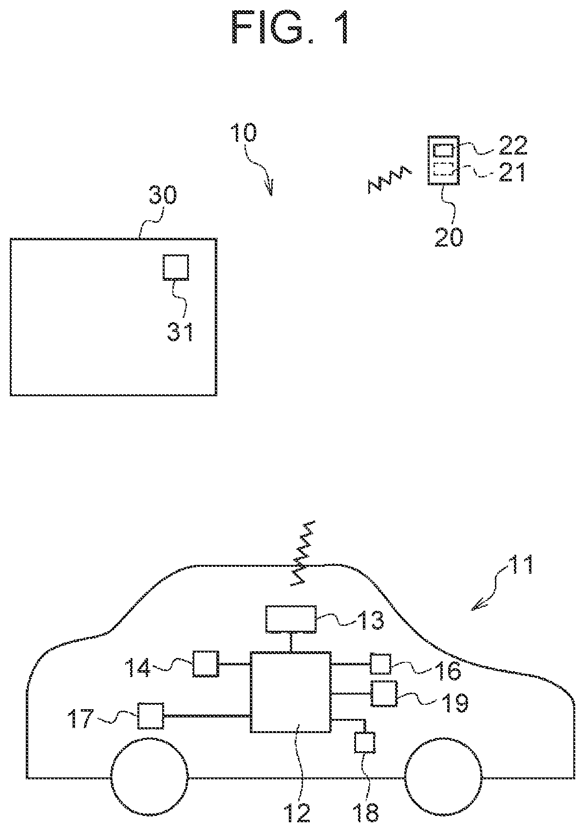 Patent US12103515 Figure 1 – Vehicle behavior determination system and vehicle behavior determination method