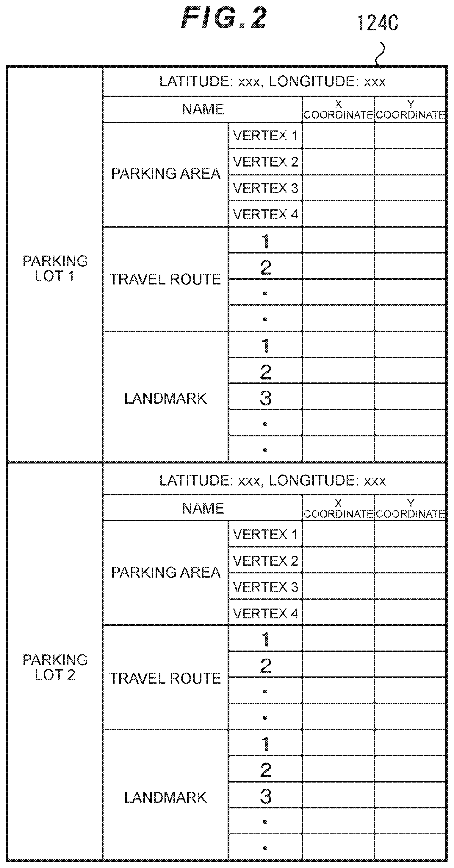 Patent US12103517 Figure 2 – In-vehicle processing device and movement support system
