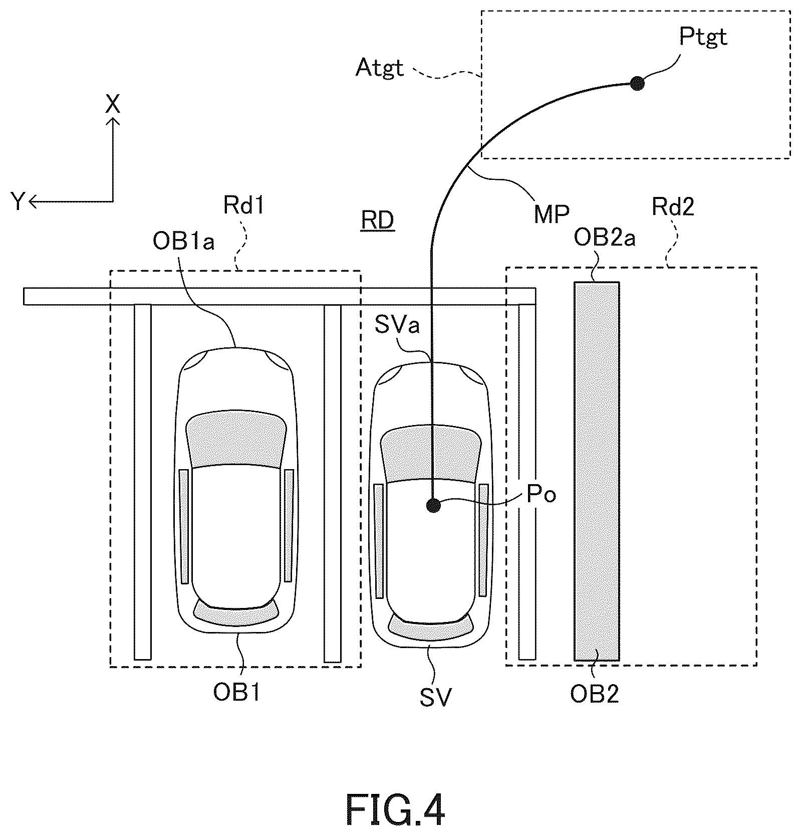 Patent US12103518 Figure 4 – Parking assist apparatus