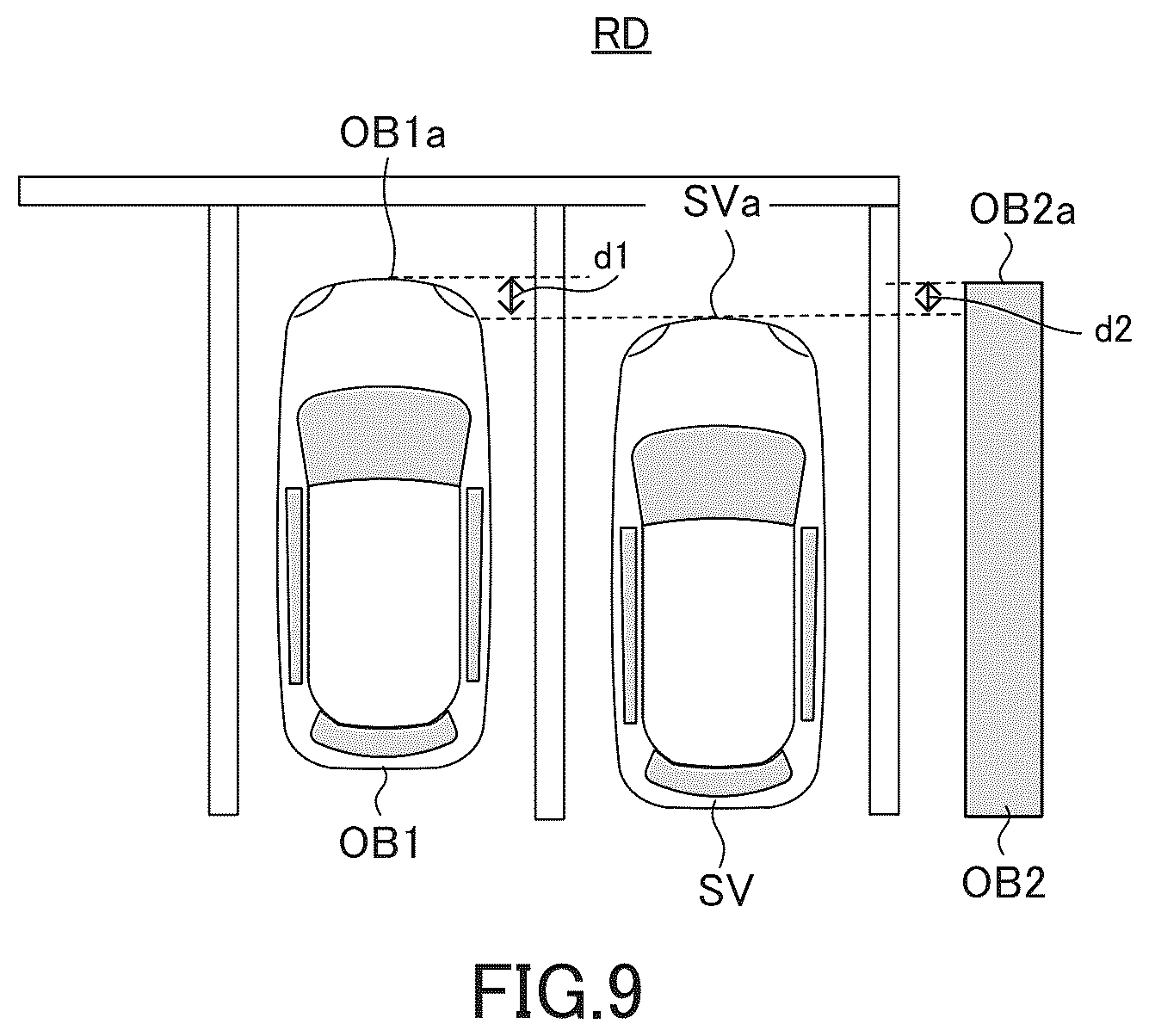 Patent US12103518 Figure 9 – Parking assist apparatus