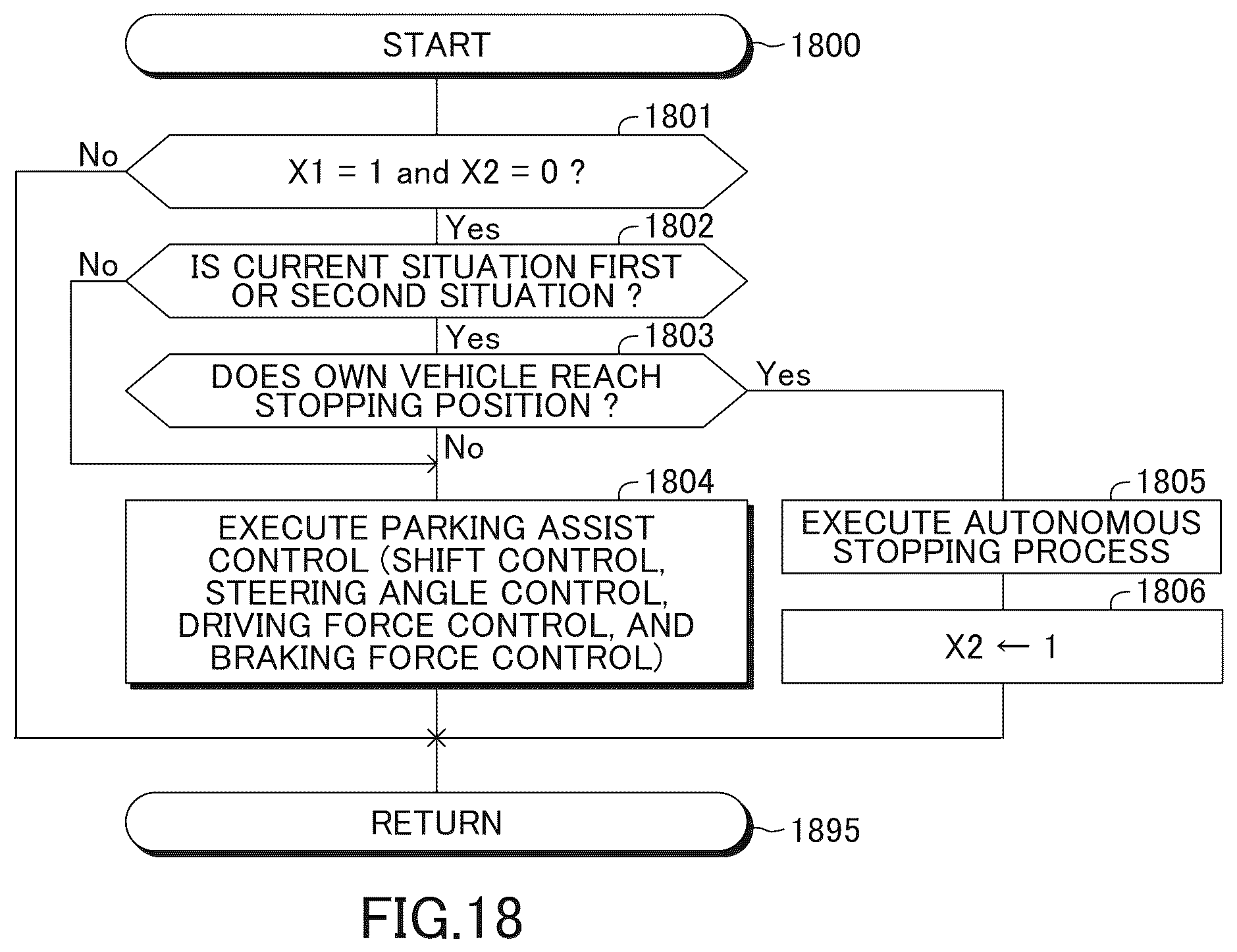 Patent US12103518 Figure 18 – Parking assist apparatus