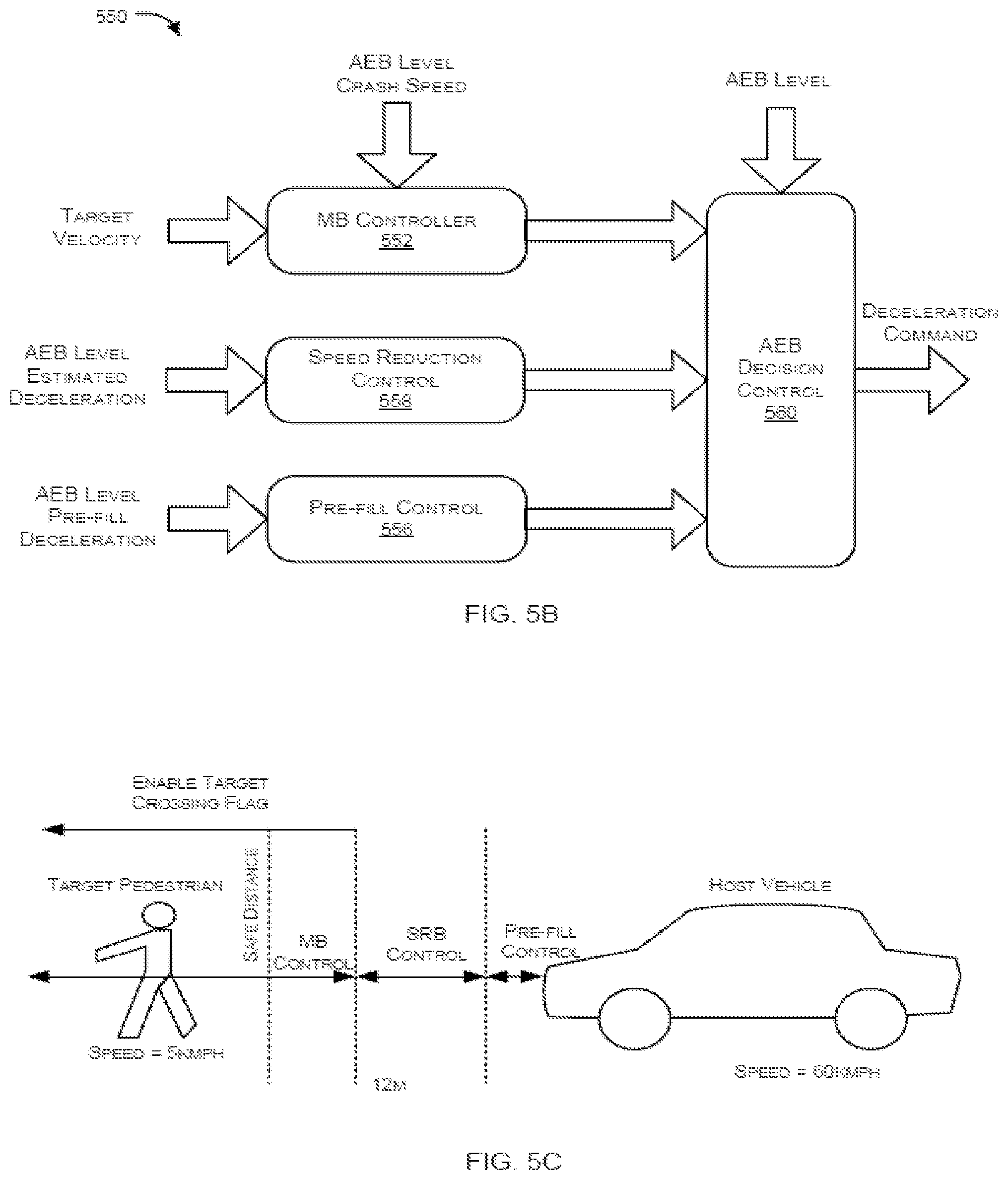 Patent US12103521 Figure 7 – System and method for automatic emergency braking