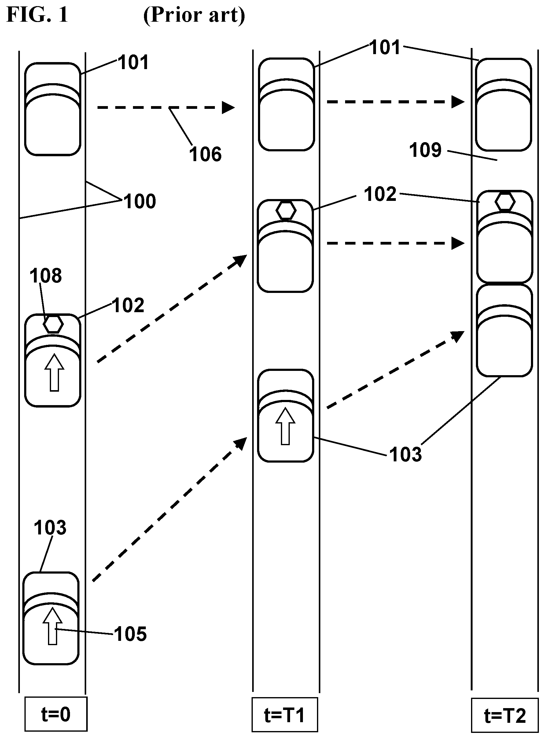 Patent US12103522 Figure 1 – Operating a vehicle according to an artificial intelligence model