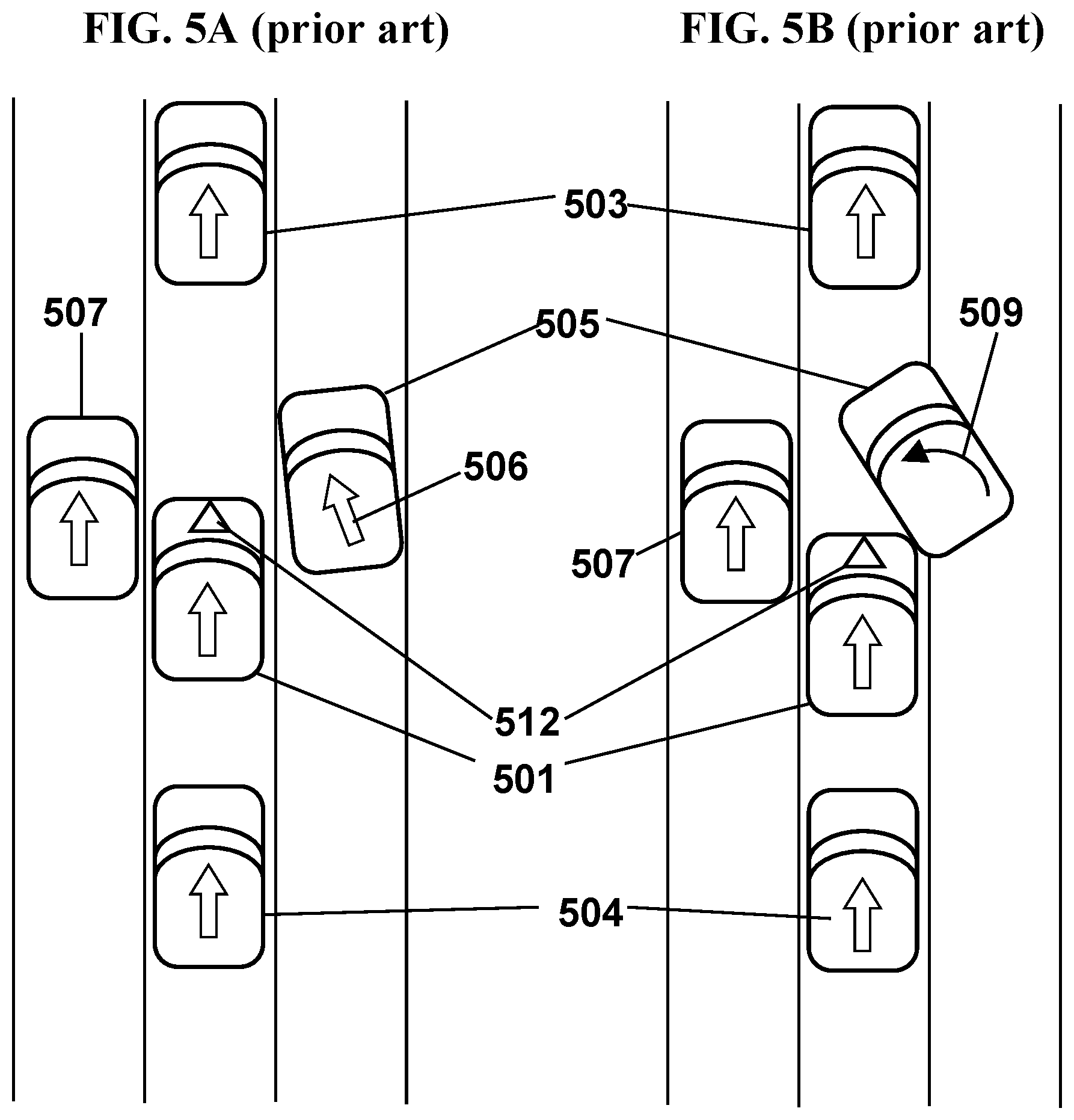 Patent US12103522 Figure 5 – Operating a vehicle according to an artificial intelligence model
