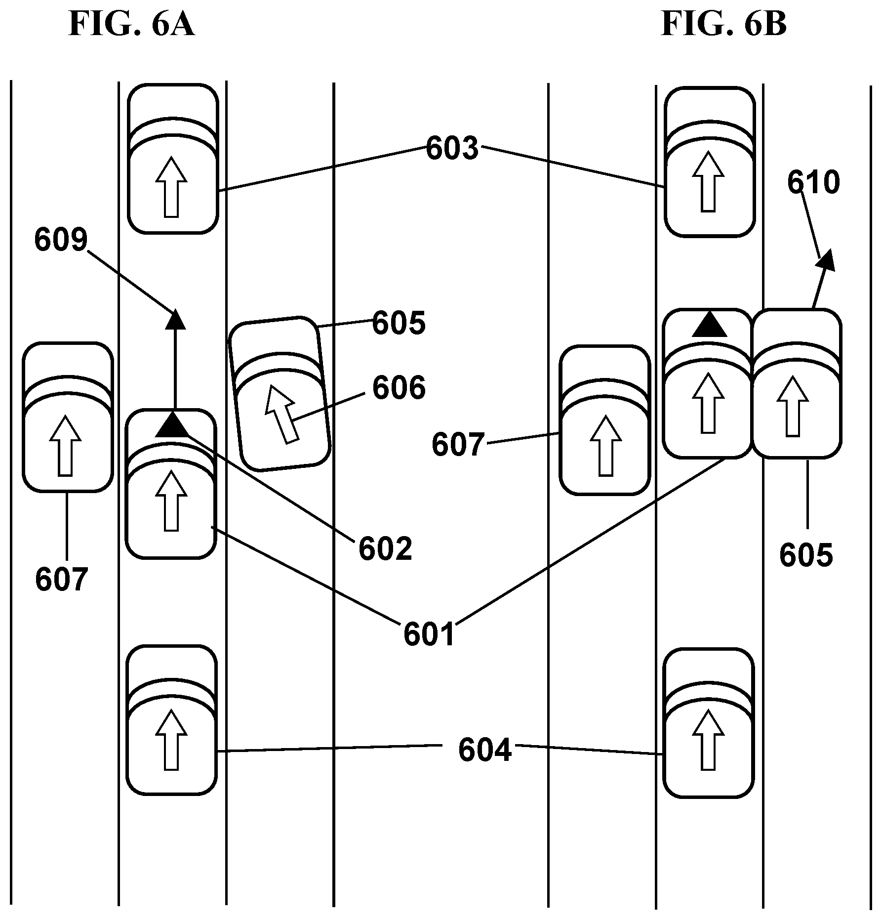 Patent US12103522 Figure 6 – Operating a vehicle according to an artificial intelligence model