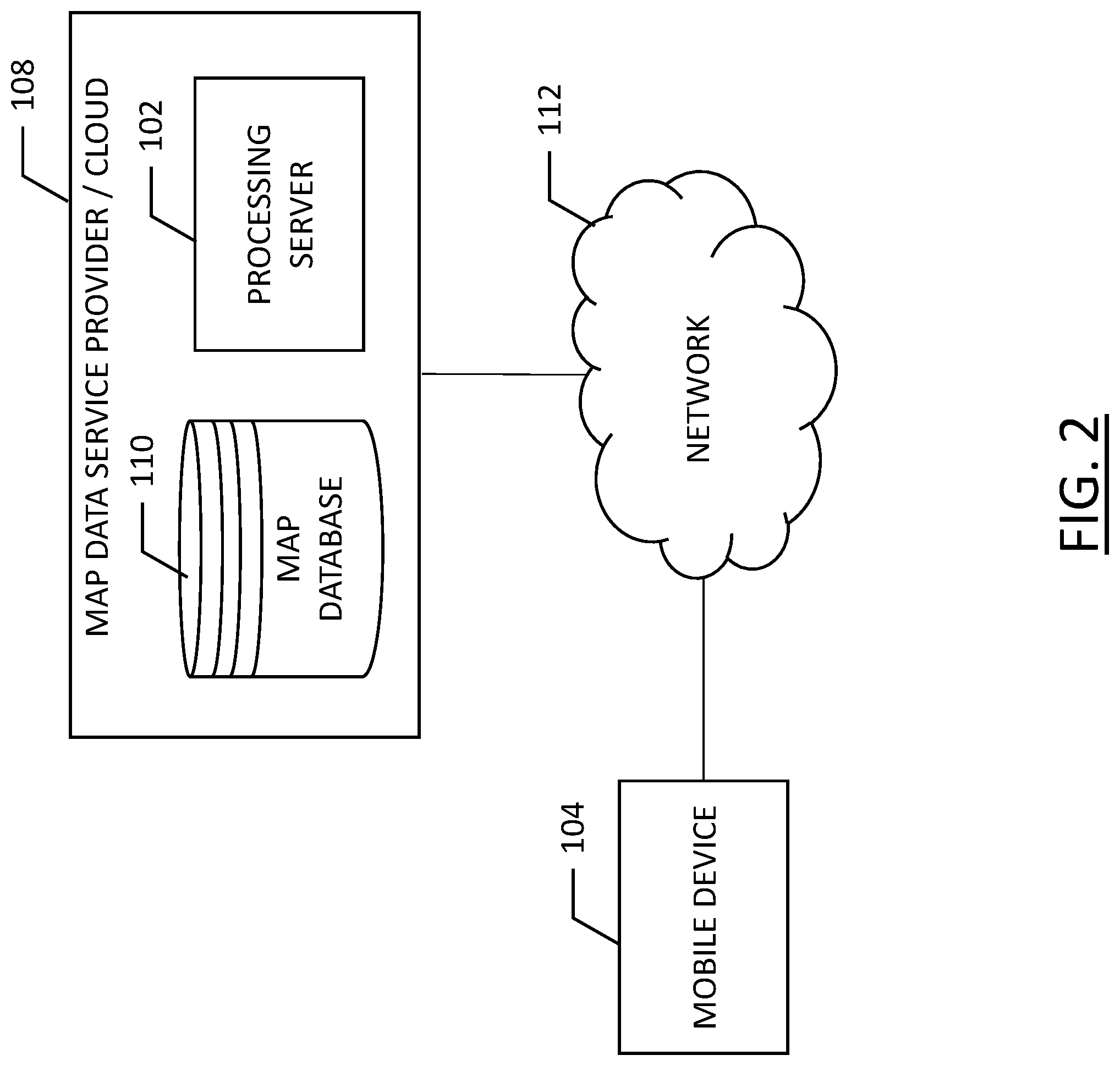 Patent US12103523 Figure 2 – Method, apparatus, and computer program product for identifying wrong-way driven vehicles