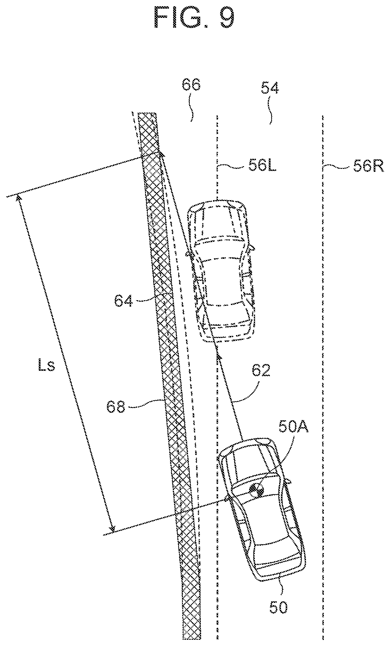 Patent US12103525 Figure 5 – Lane departure avoidance device