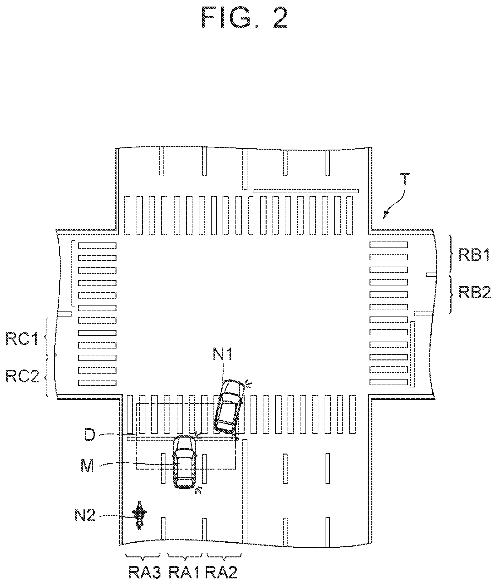 Patent US12103528 Figure 2 – Driving assistance device