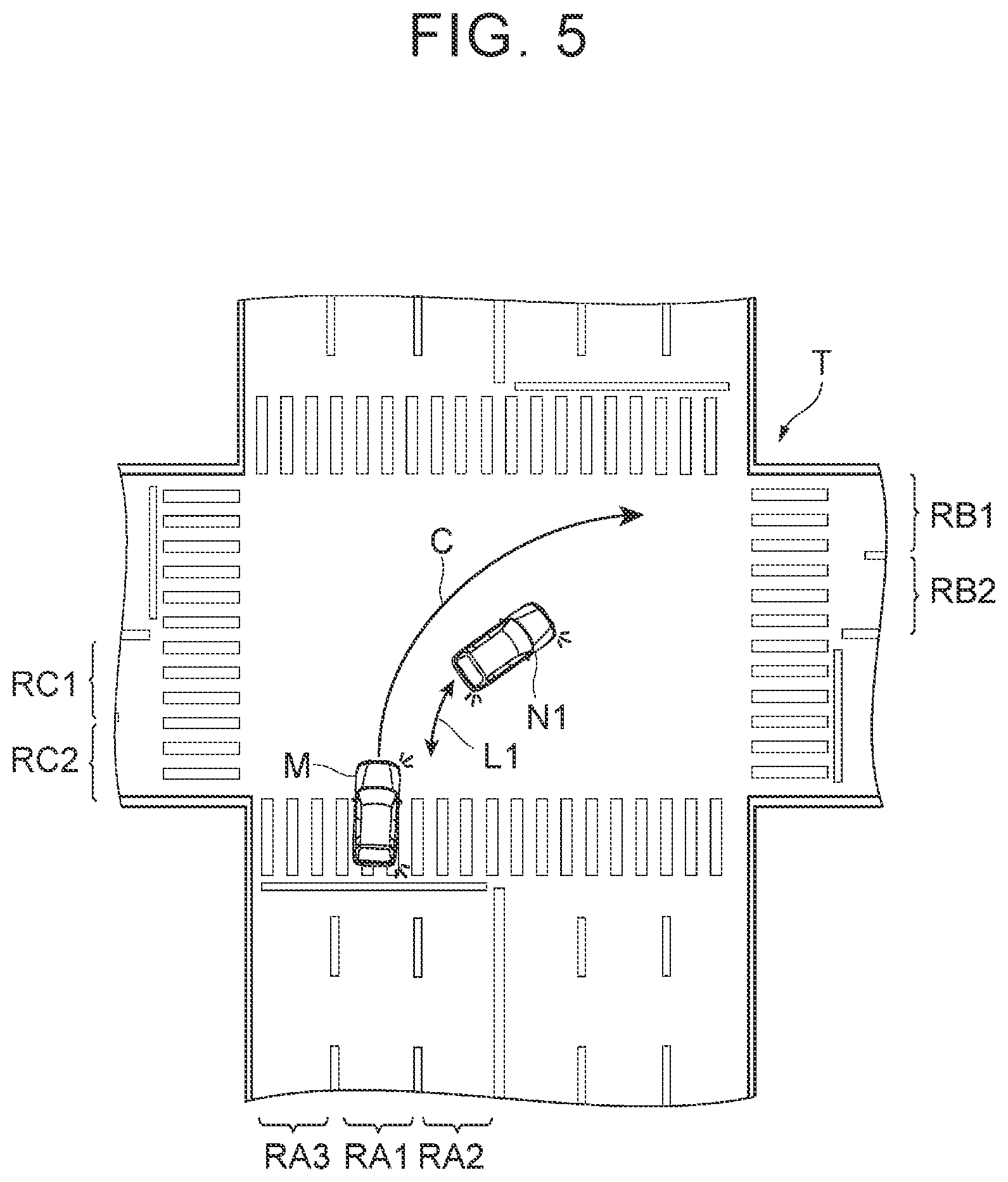 Patent US12103528 Figure 5 – Driving assistance device