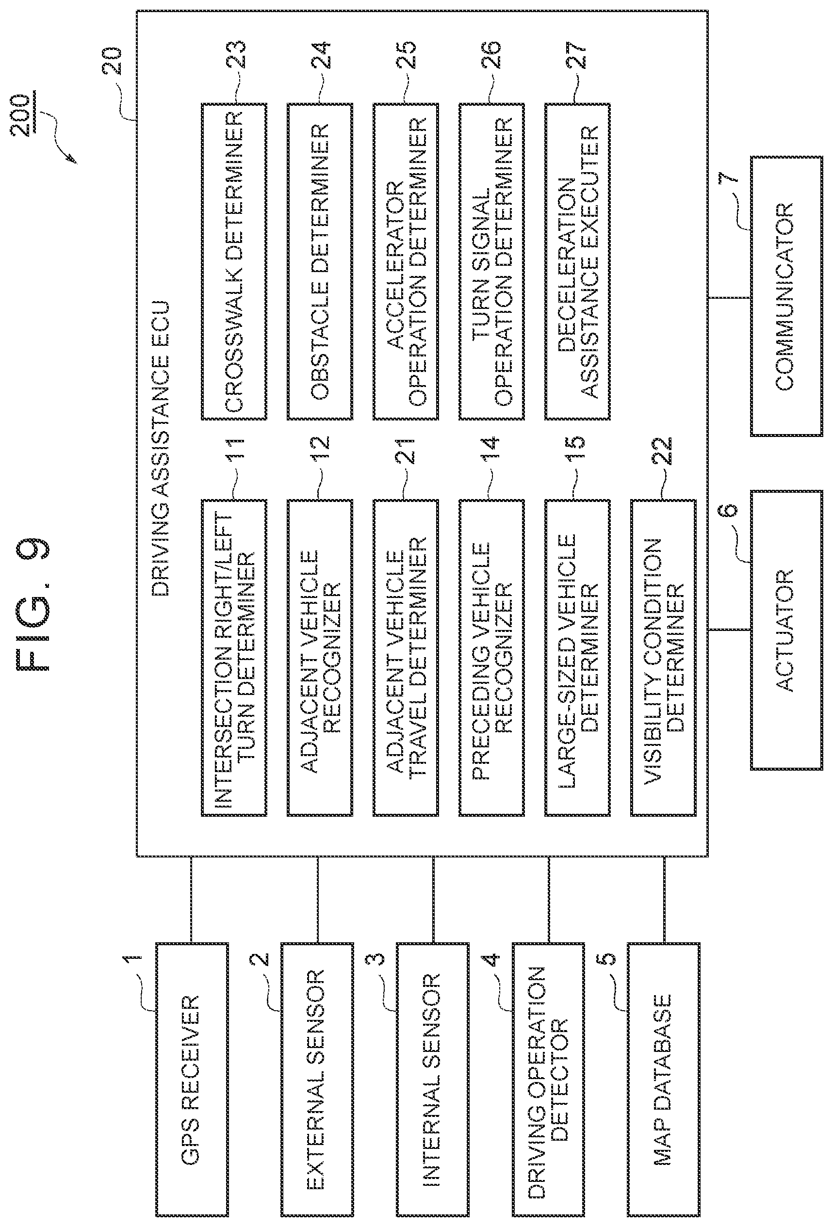 Patent US12103528 Figure 9 – Driving assistance device