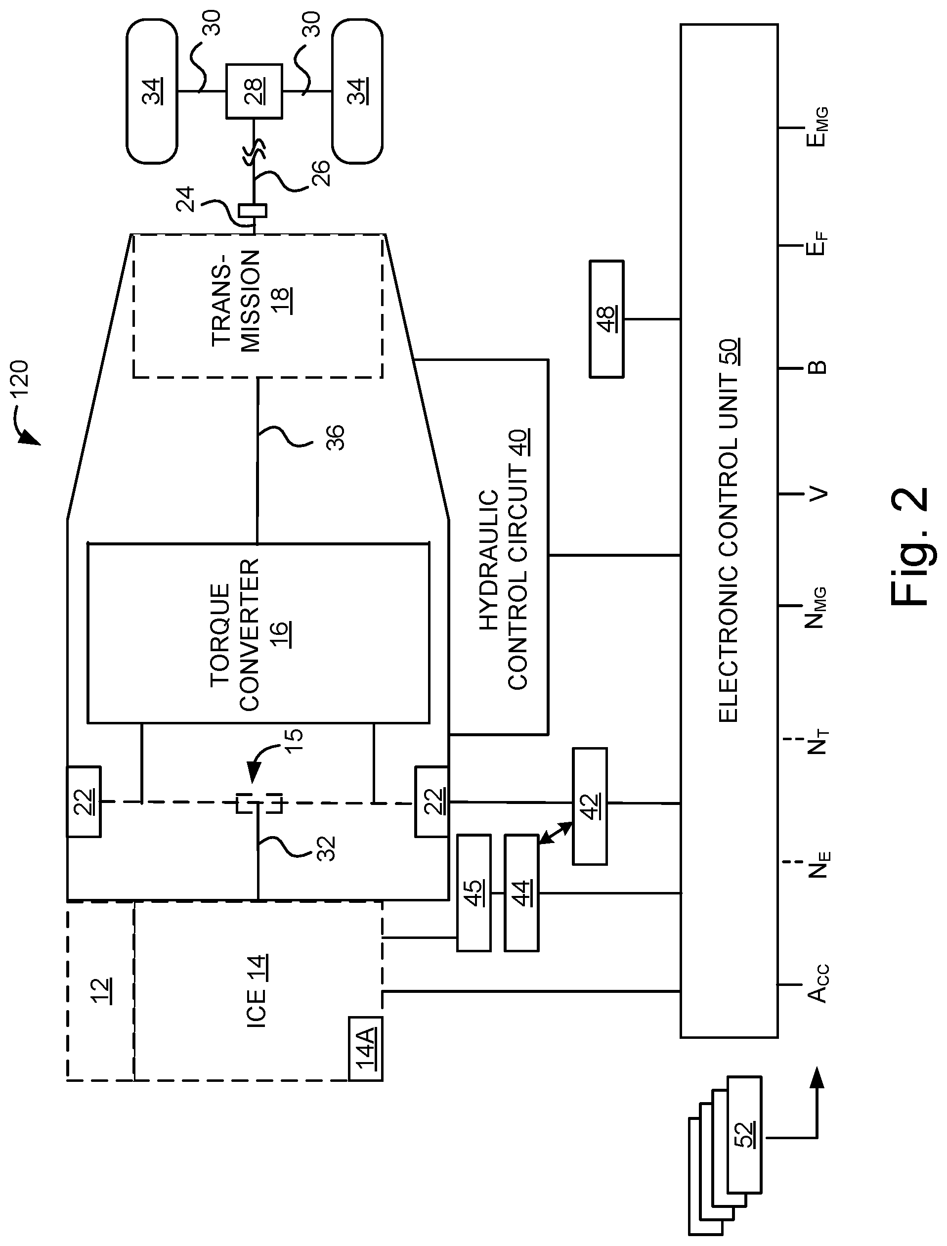 Patent US12103533 Figure 2 – Systems and methods for variable energy regeneration cruise control