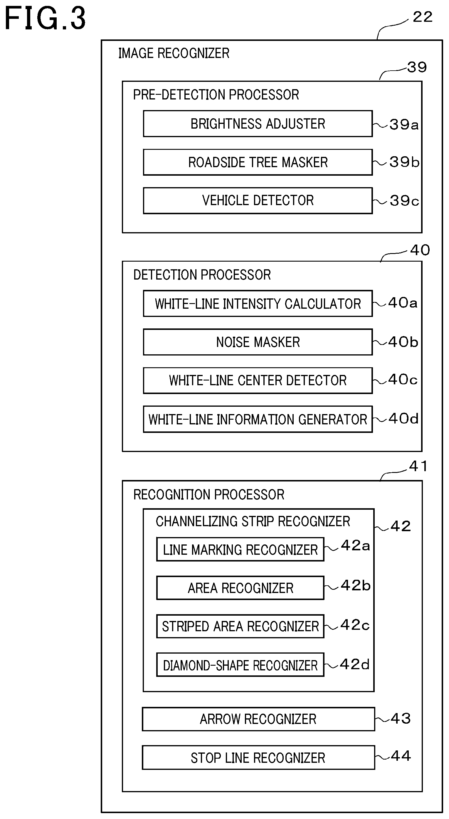 Patent US12103535 Figure 3 – Device and method for generating travel trajectory data in intersection, and vehicle-mounted device