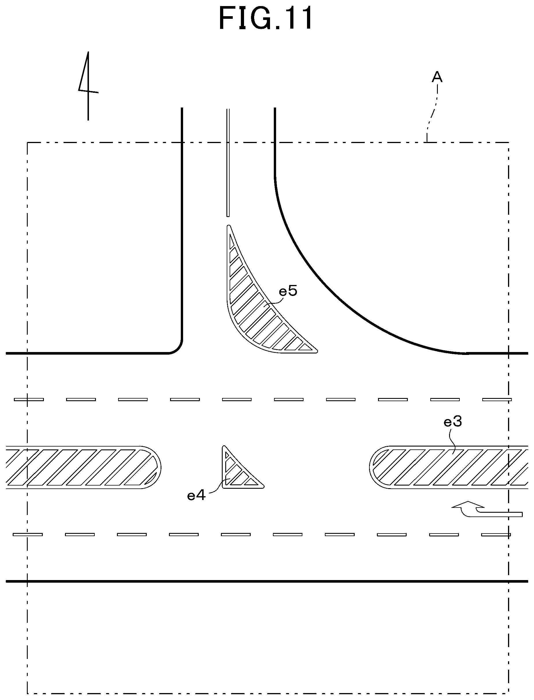 Patent US12103535 Figure 11 – Device and method for generating travel trajectory data in intersection, and vehicle-mounted device