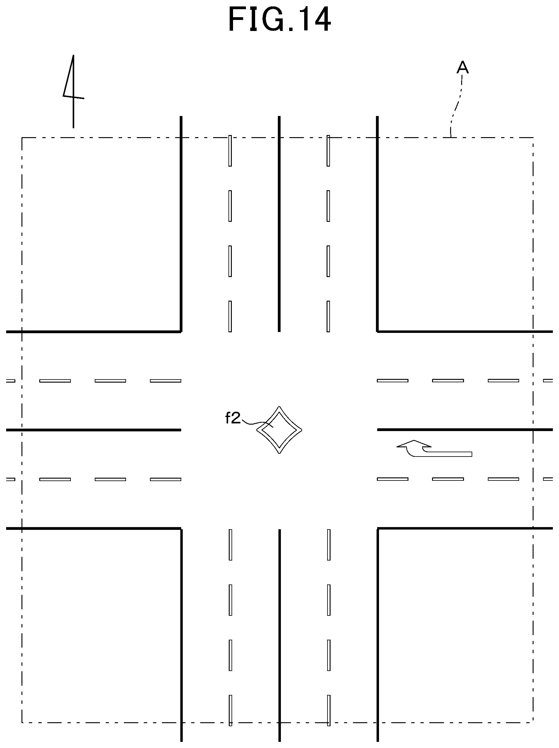 Patent US12103535 Figure 14 – Device and method for generating travel trajectory data in intersection, and vehicle-mounted device