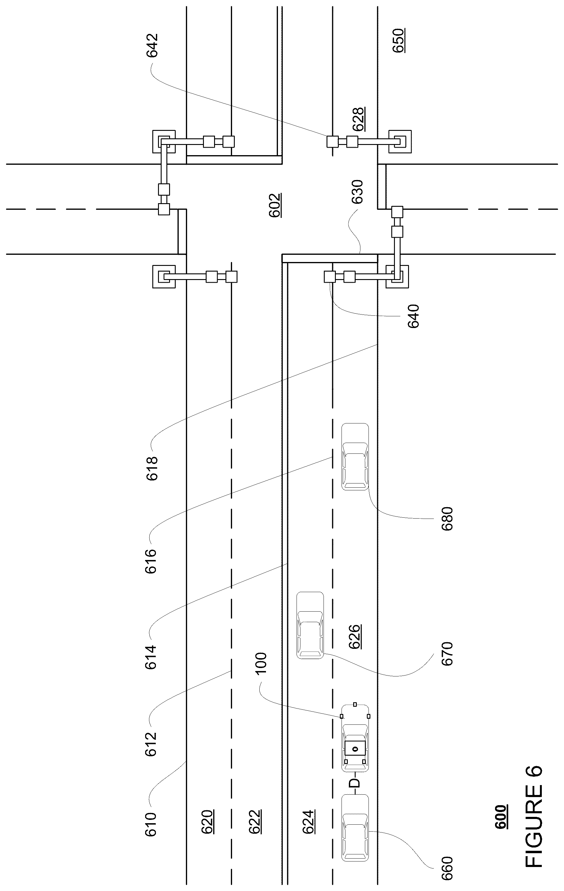 Patent US12103542 Figure 6 – Extracting agent intent from log data for running log-based simulations for evaluating autonomous vehicle software