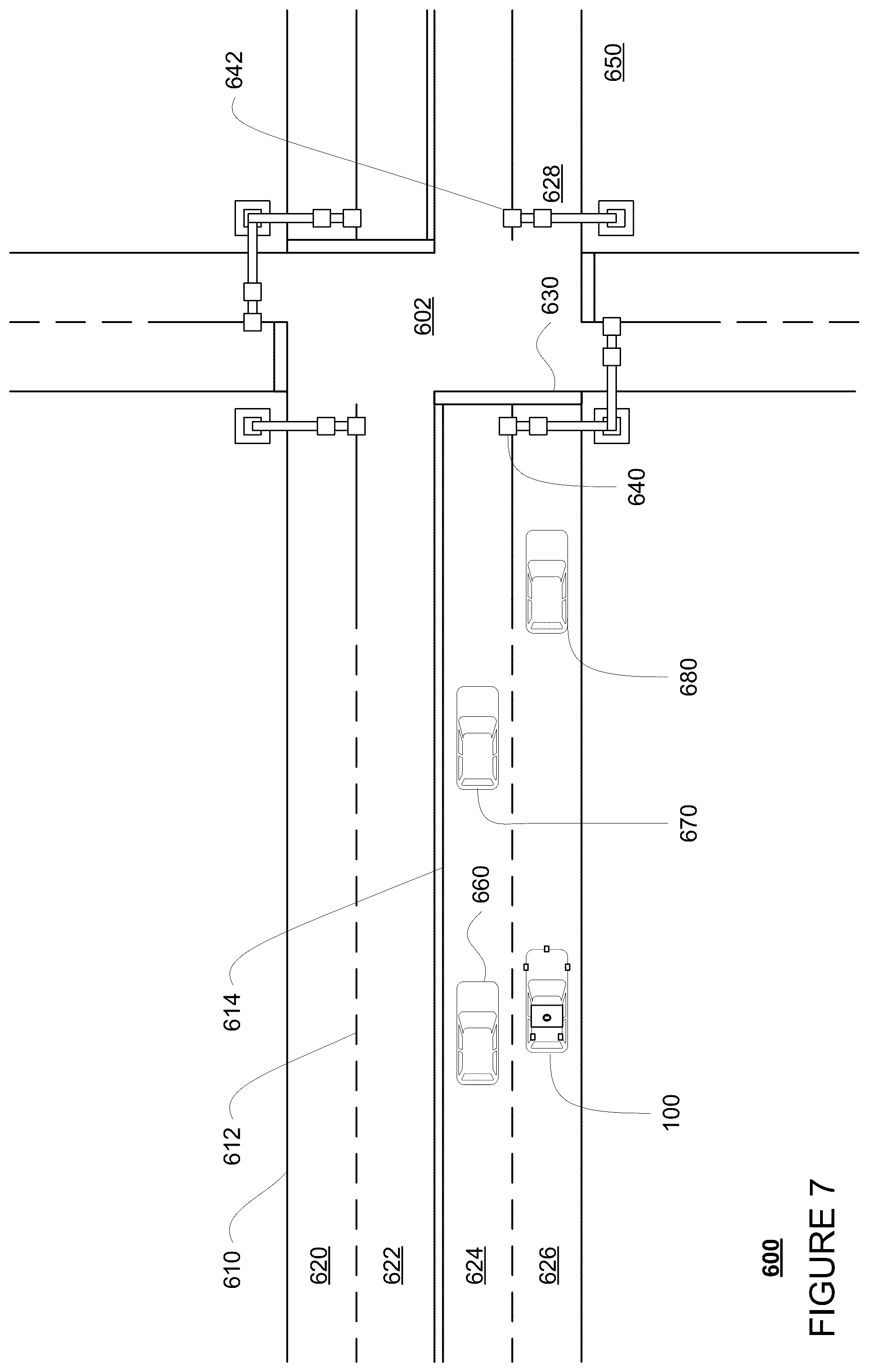 Patent US12103542 Figure 7 – Extracting agent intent from log data for running log-based simulations for evaluating autonomous vehicle software