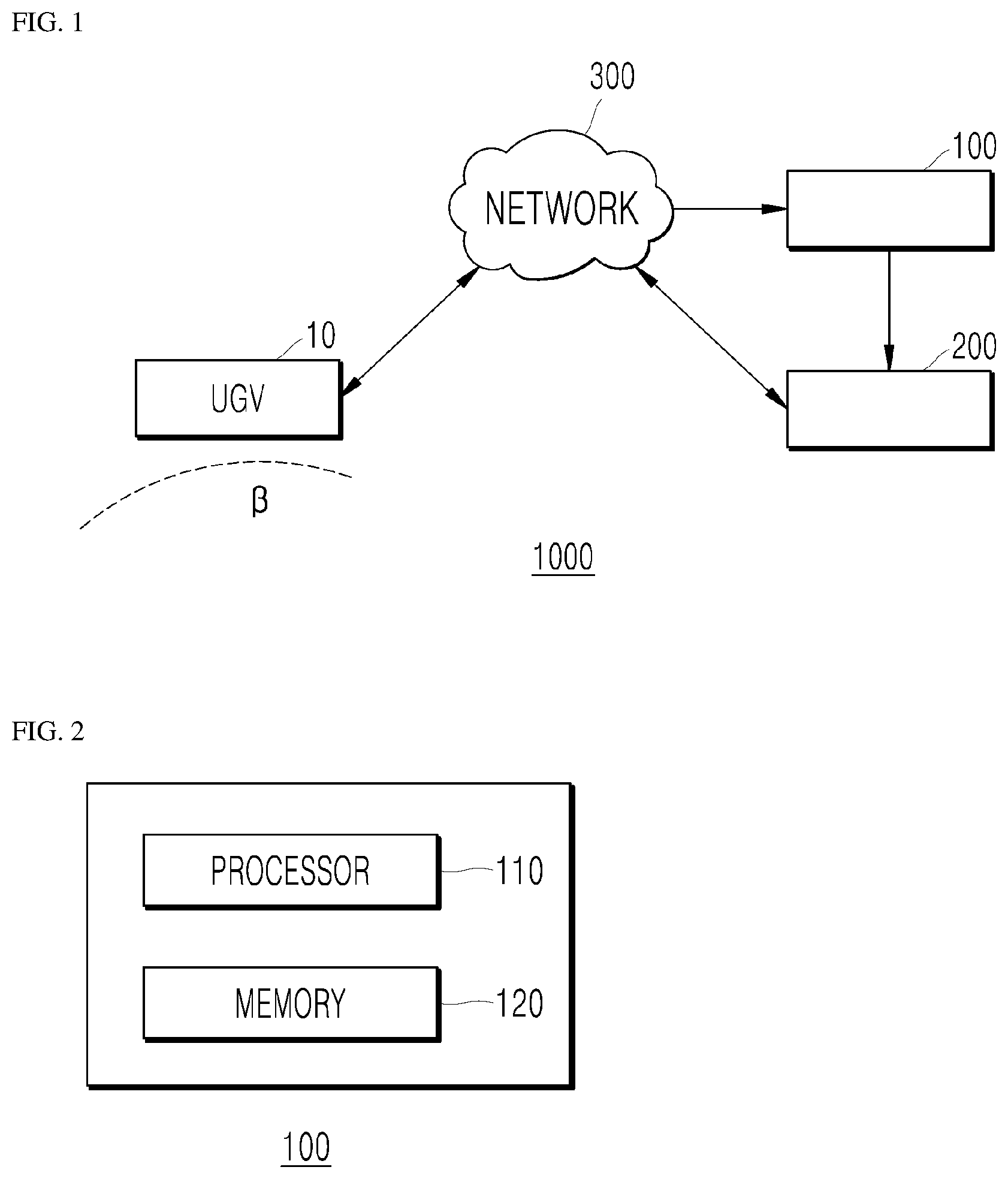 Patent US12103545 Figure 1 – Method and apparatus for monitoring unmanned ground vehicle