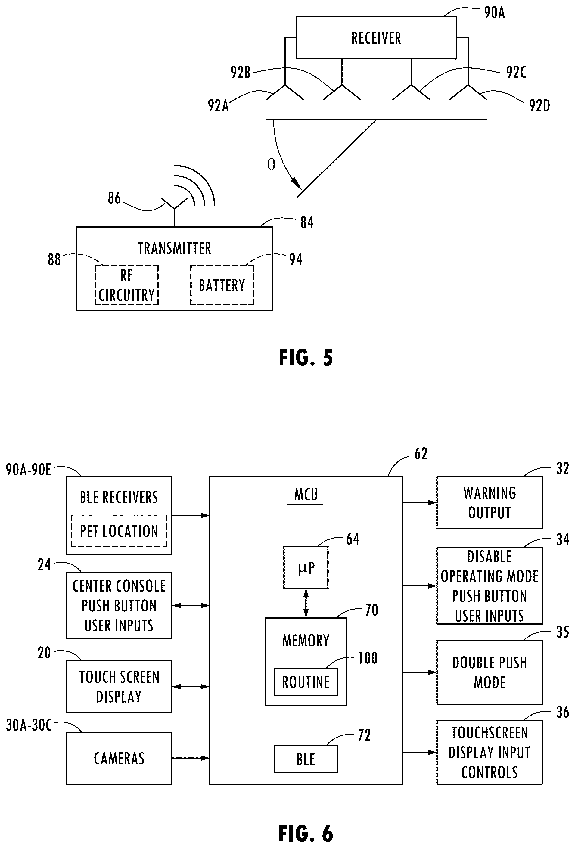 Patent US12103547 Figure 3 – Vehicle having user inputs controlled based on monitored pet location