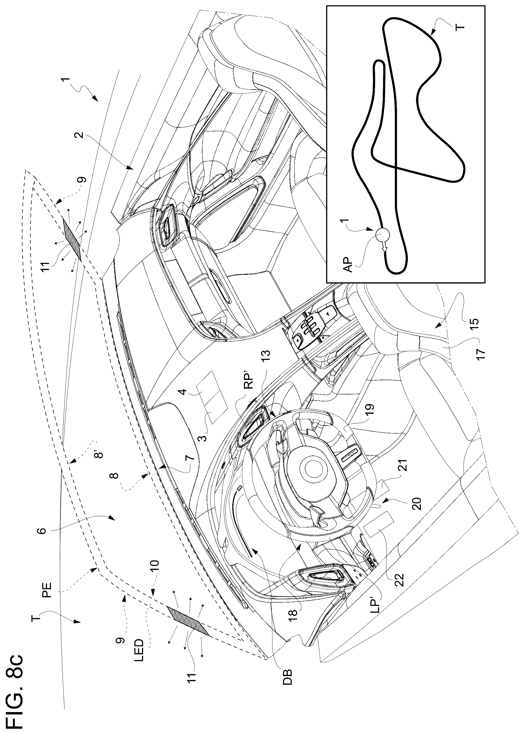 Patent US12103551 Figure 10 – Method for the performance-enhancing driver assistance of a road vehicle and related road vehicle
