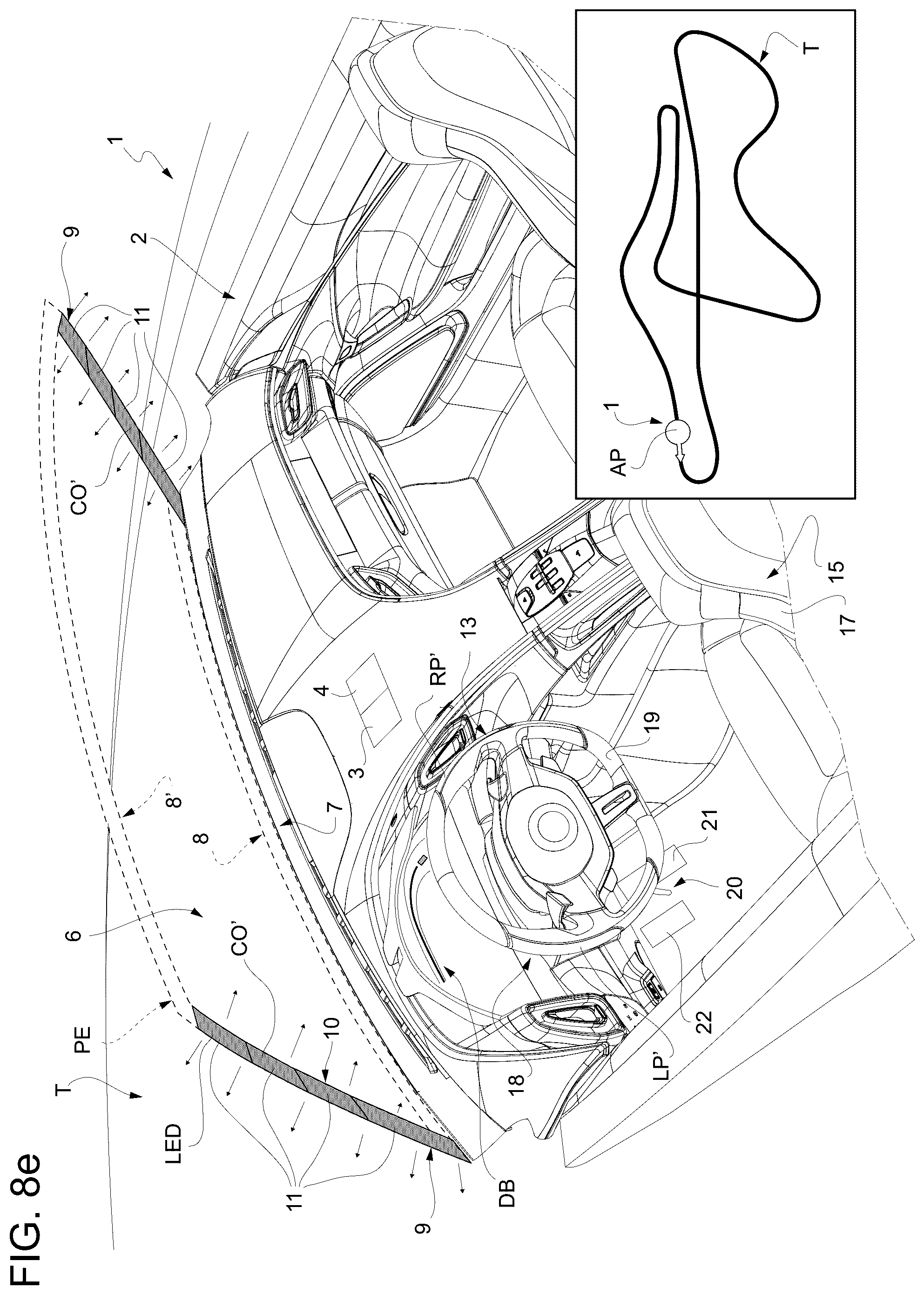 Patent US12103551 Figure 12 – Method for the performance-enhancing driver assistance of a road vehicle and related road vehicle