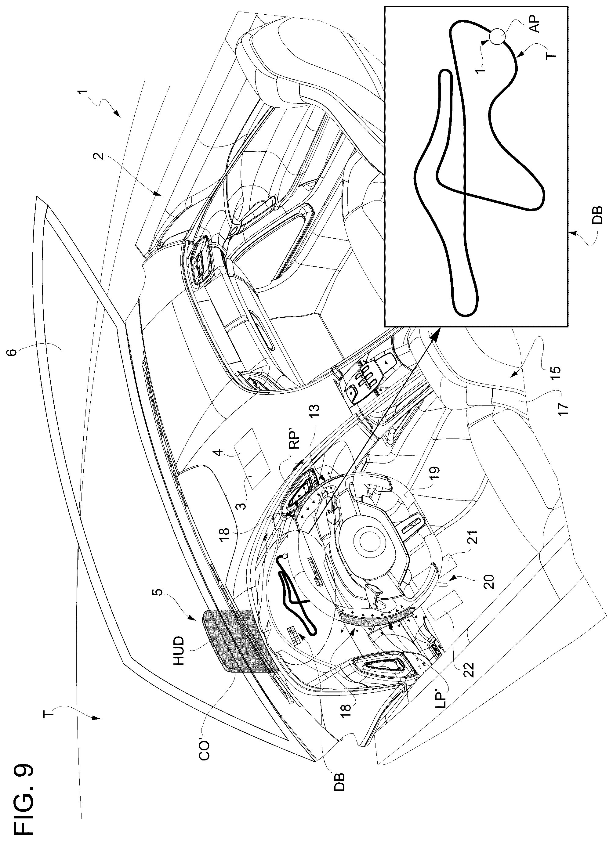 Patent US12103551 Figure 13 – Method for the performance-enhancing driver assistance of a road vehicle and related road vehicle