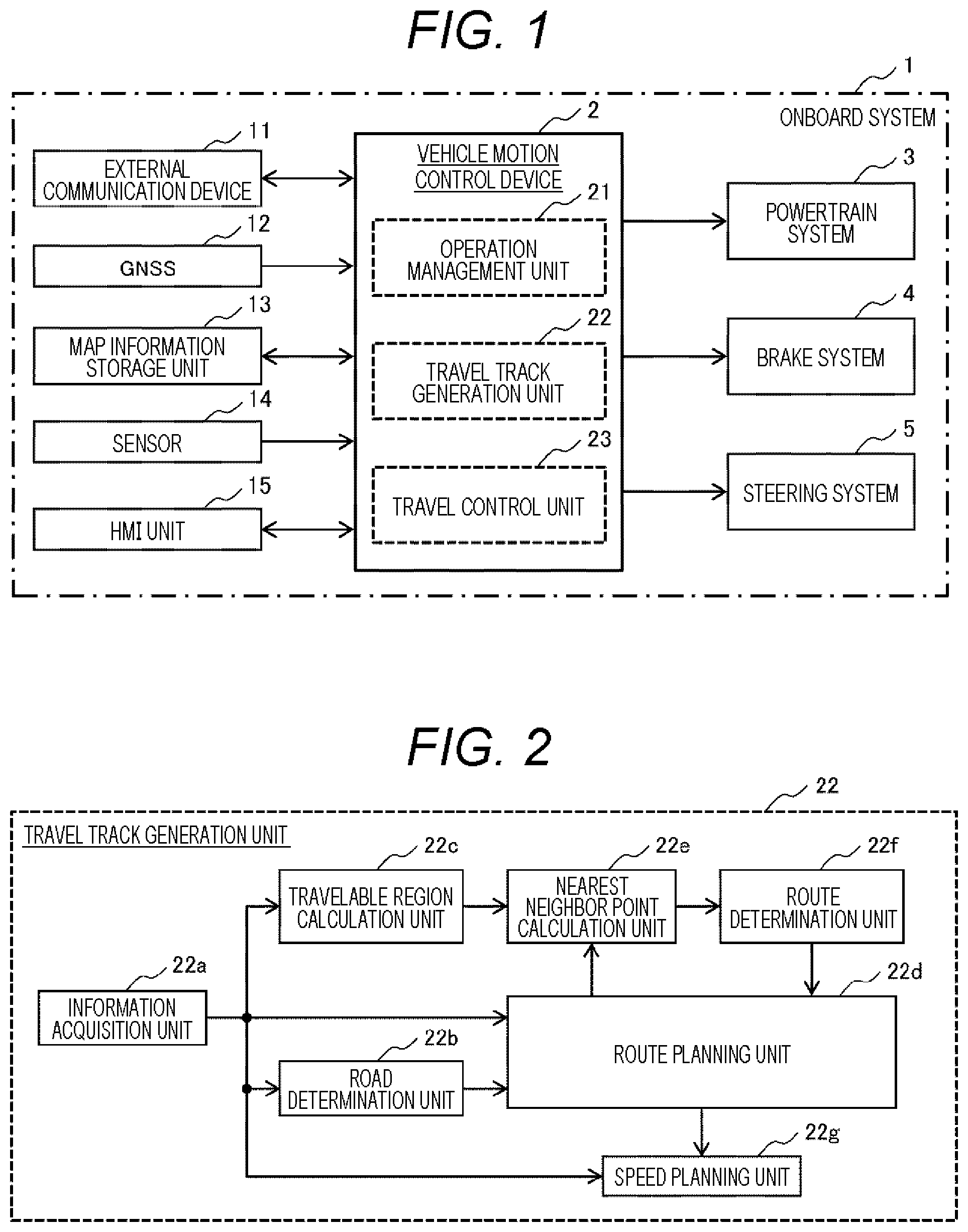 Patent US12103555 Figure 1 – Vehicle motion control device and vehicle motion control method