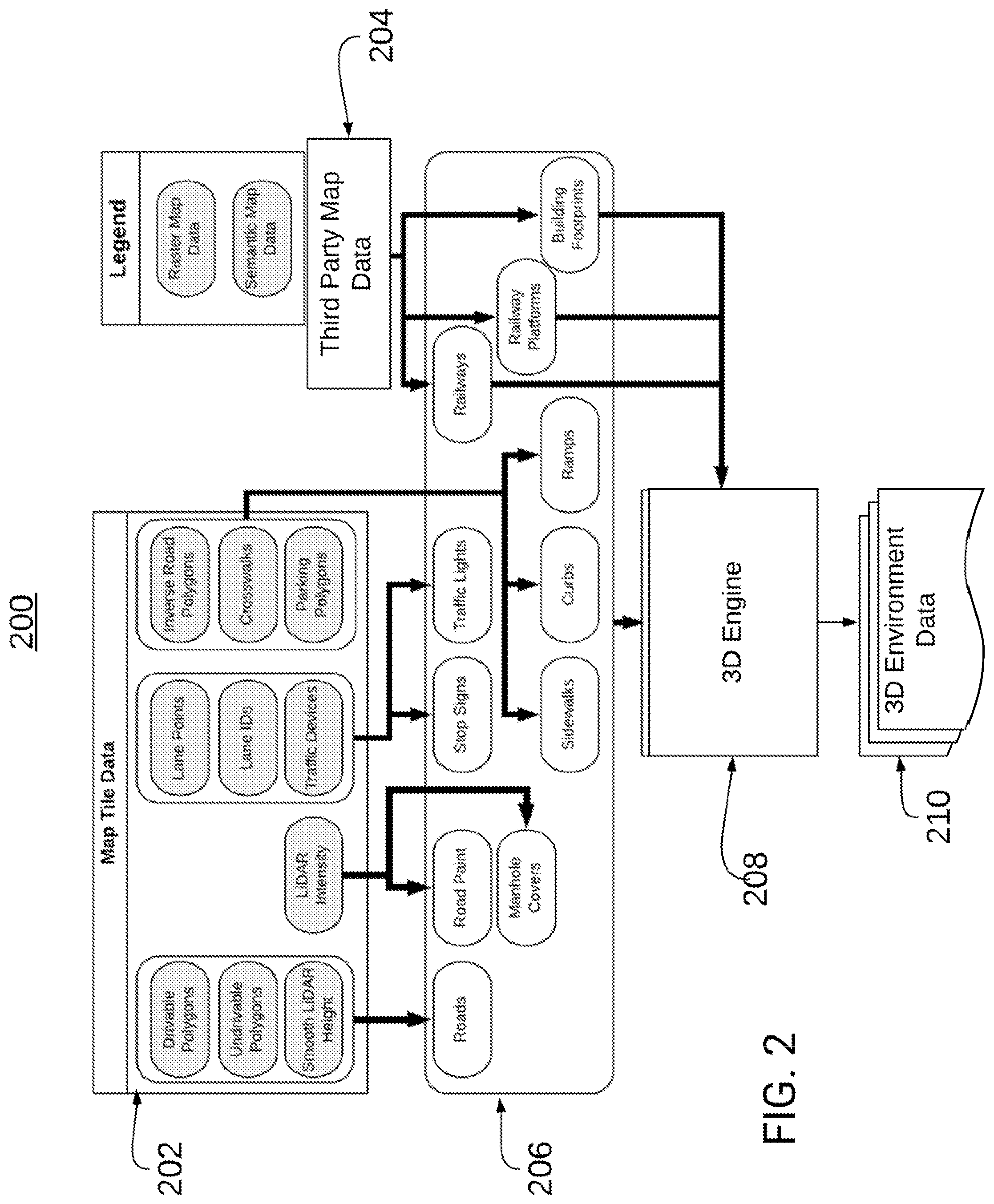 Patent US12103559 Figure 4 – Filtering real-world objects for inclusion in a simulated environment