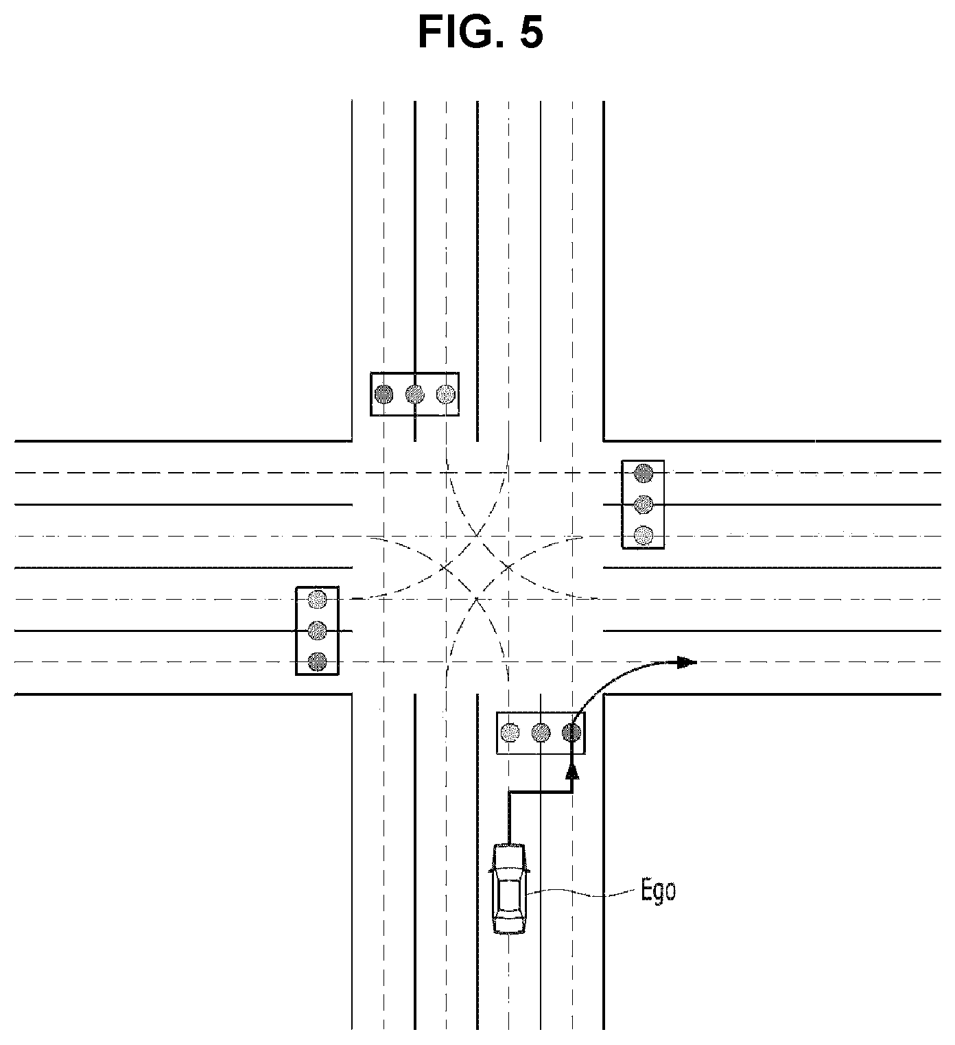 Patent US12103563 Figure 5 – Vehicle and method of controlling autonomous driving of vehicle by determining erroneous traffic light information