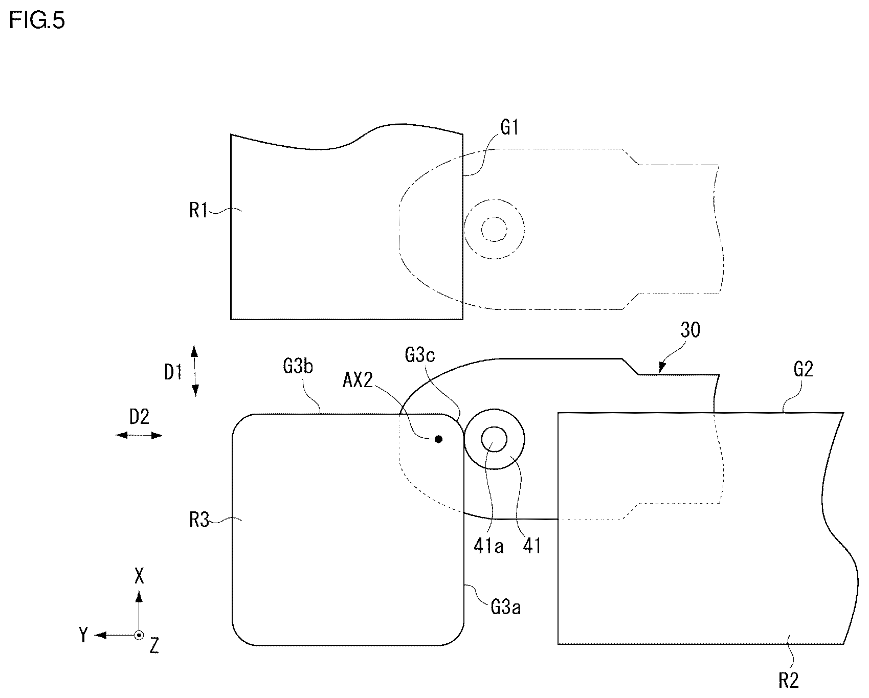 Patent US12103570 Figure 5 – Traveling vehicle system