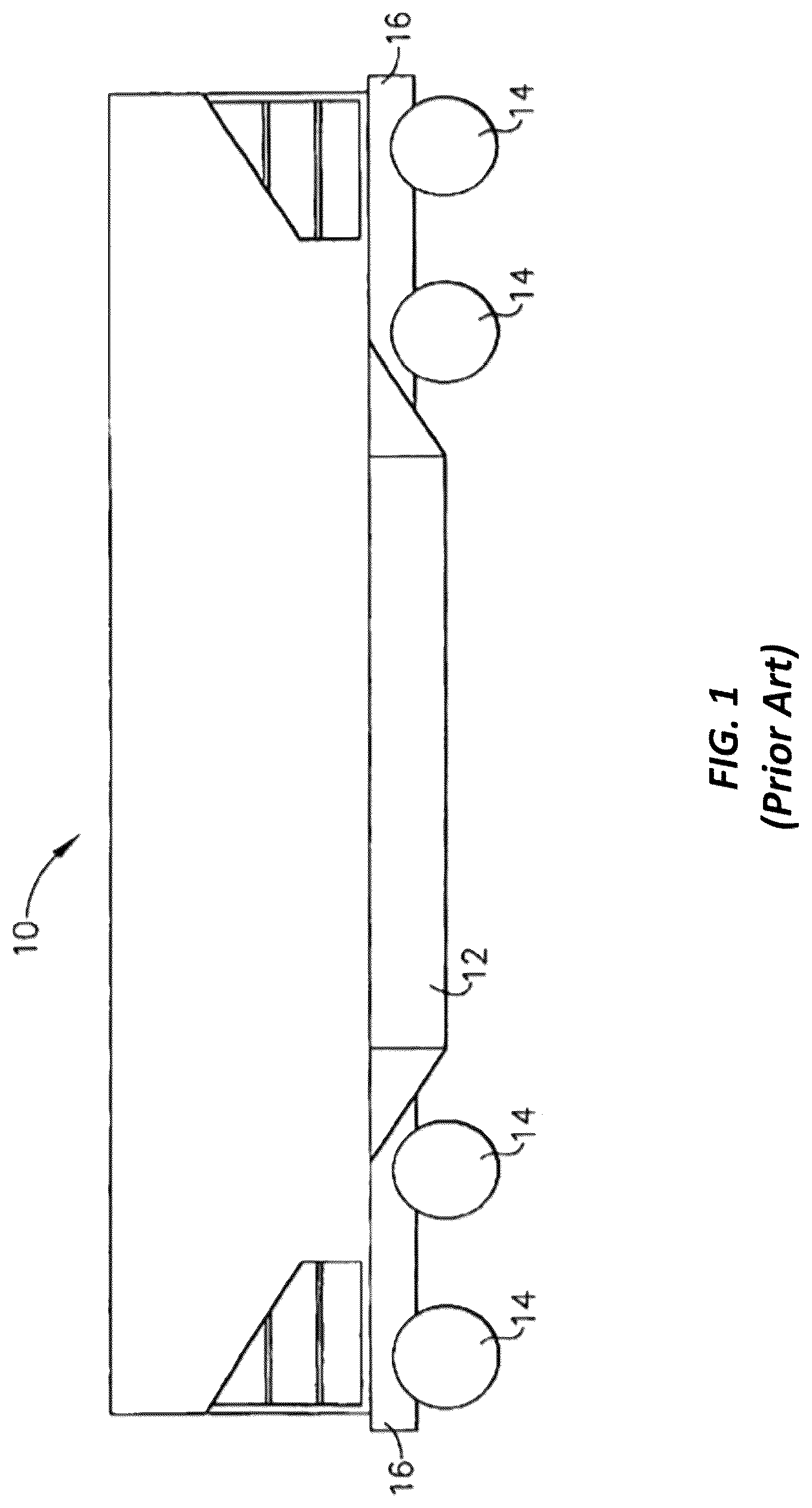 Patent US12103571 Figure 1 – Longitudinal door operating mechanism