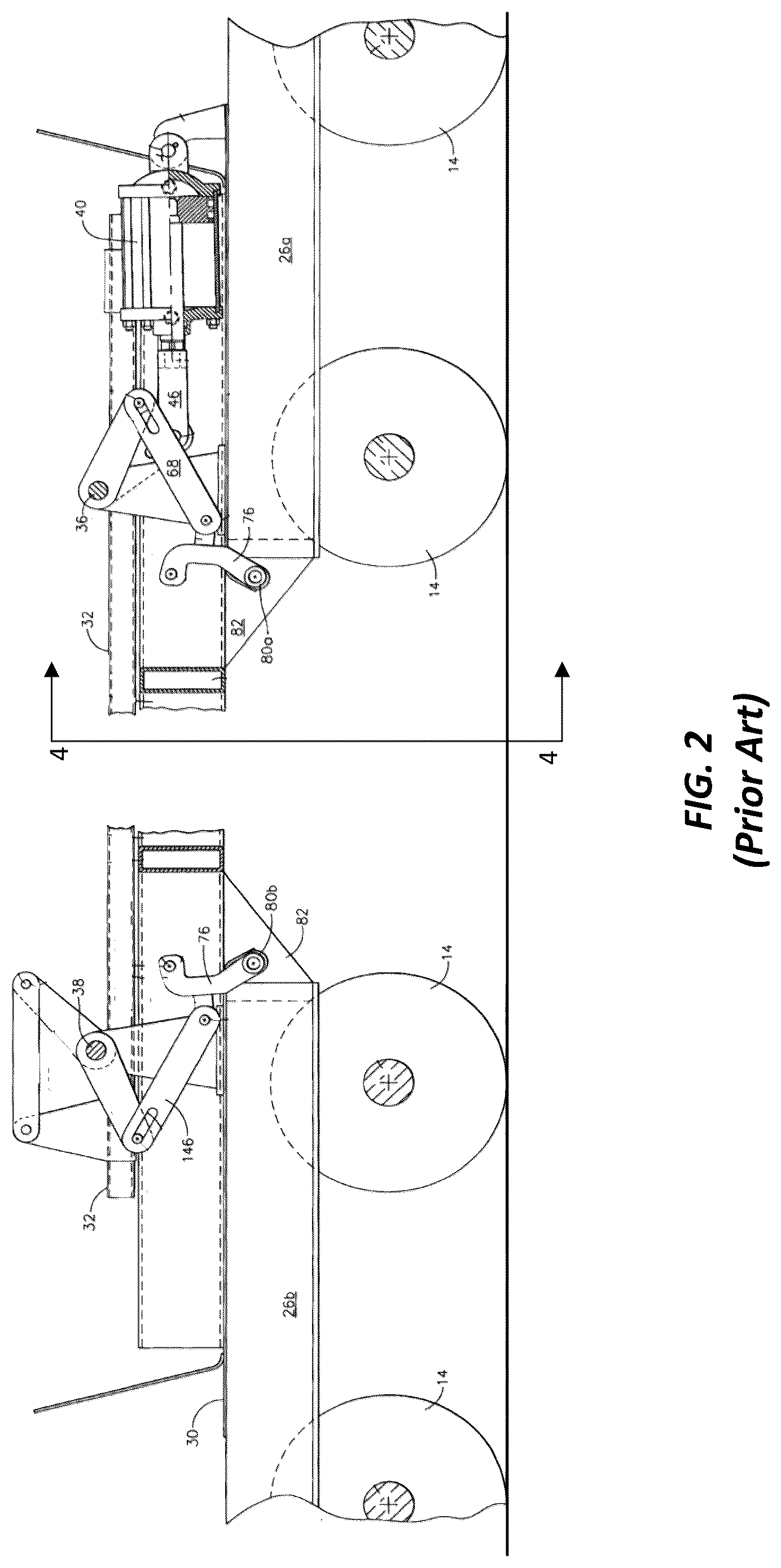Patent US12103571 Figure 2 – Longitudinal door operating mechanism