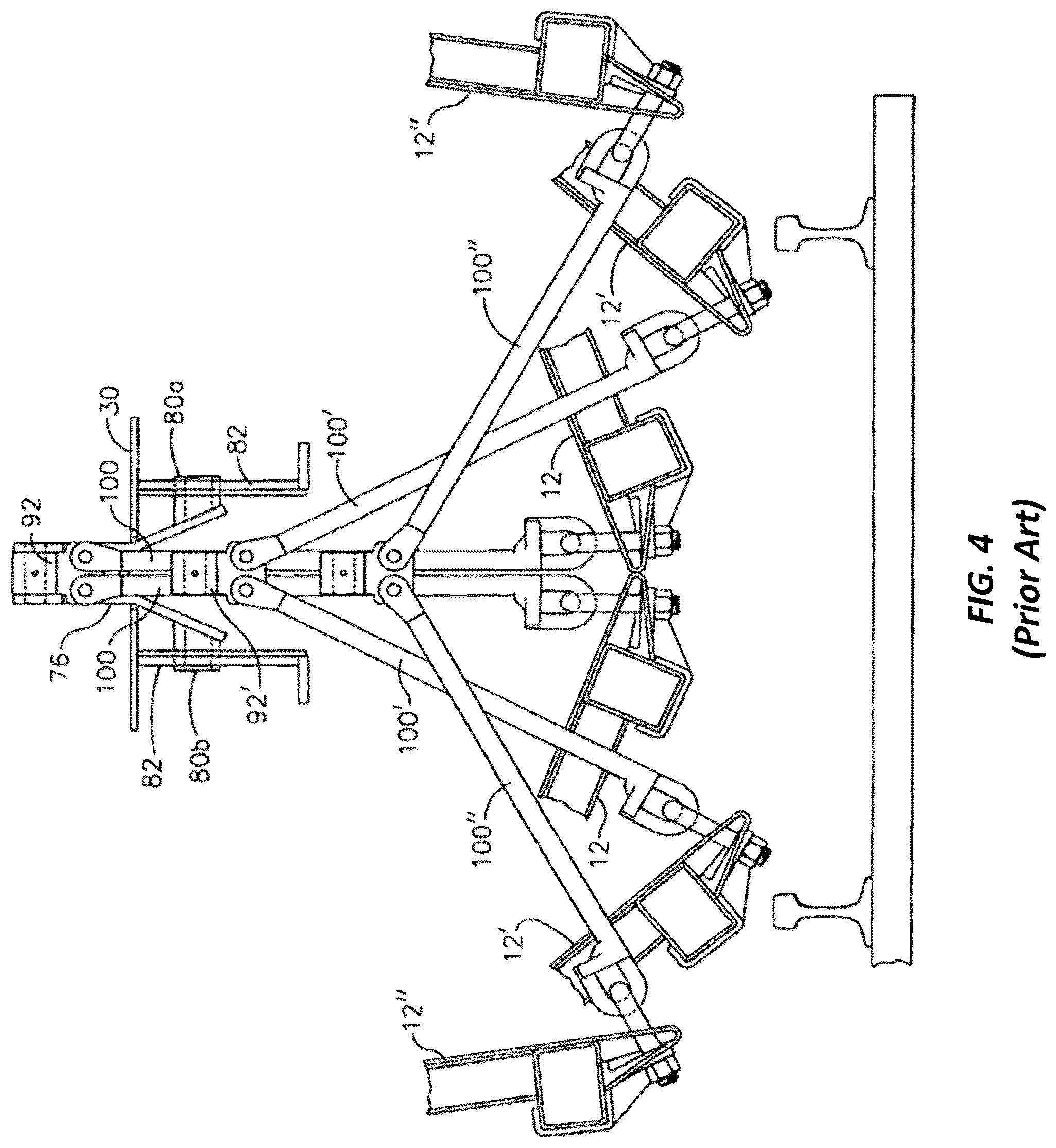 Patent US12103571 Figure 4 – Longitudinal door operating mechanism