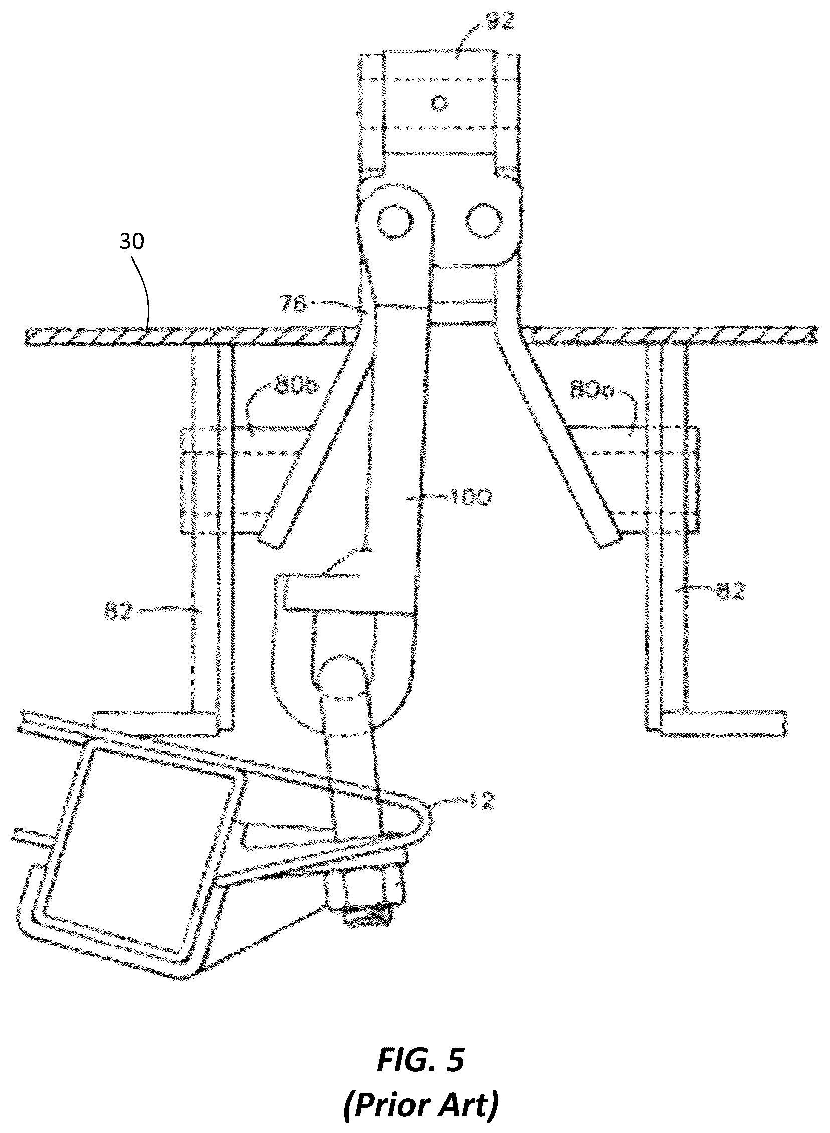 Patent US12103571 Figure 5 – Longitudinal door operating mechanism