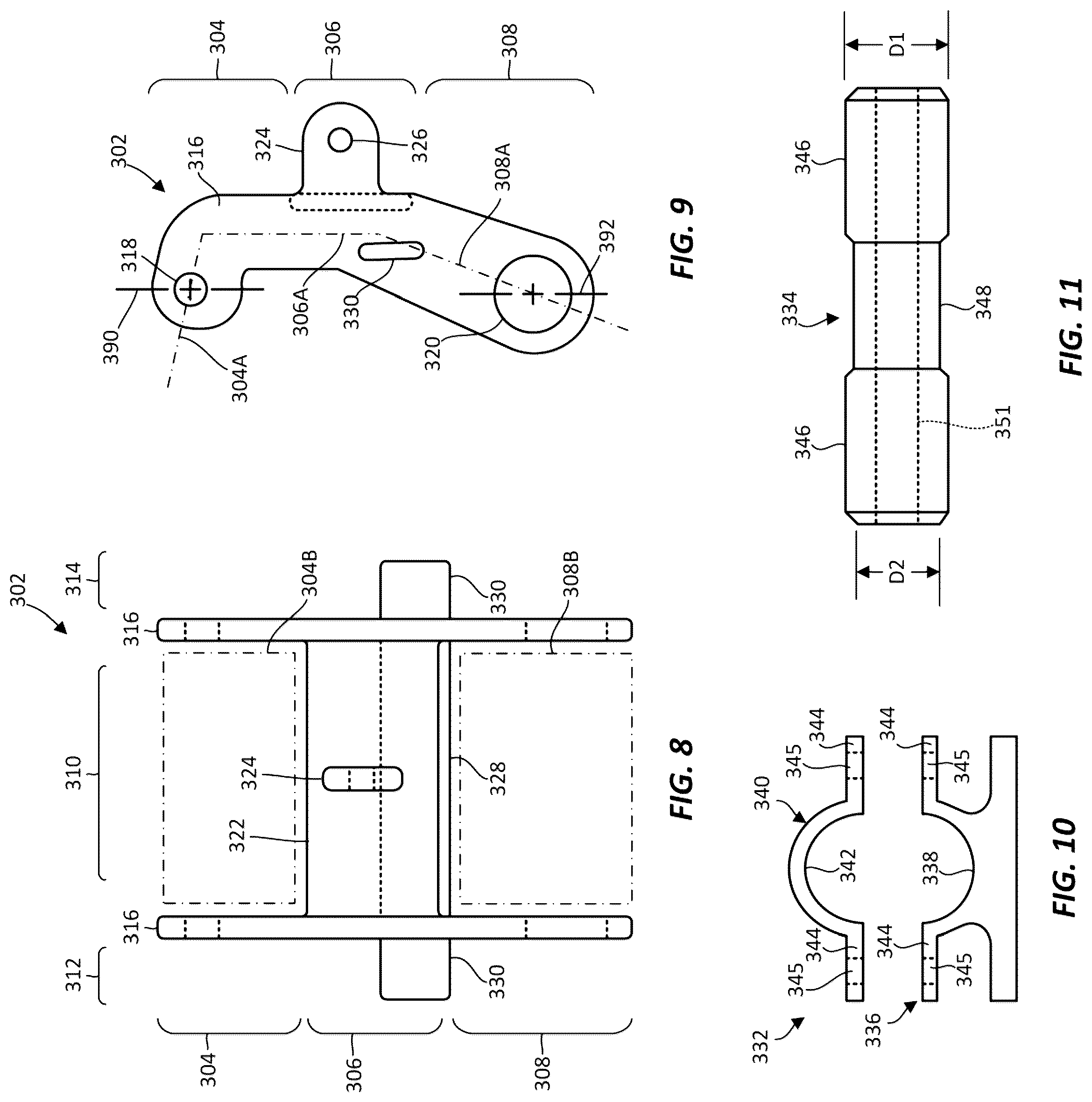 Patent US12103571 Figure 7 – Longitudinal door operating mechanism