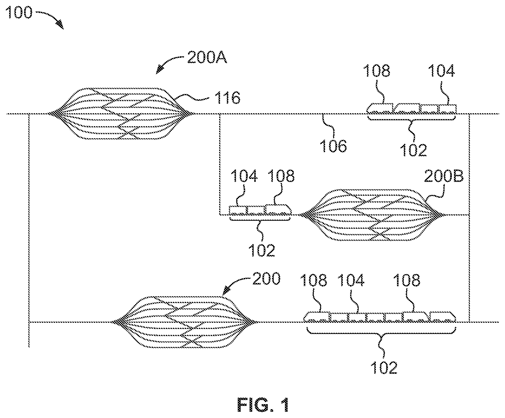 Patent US12103573 Figure 1 – Control system and method for a transportation network