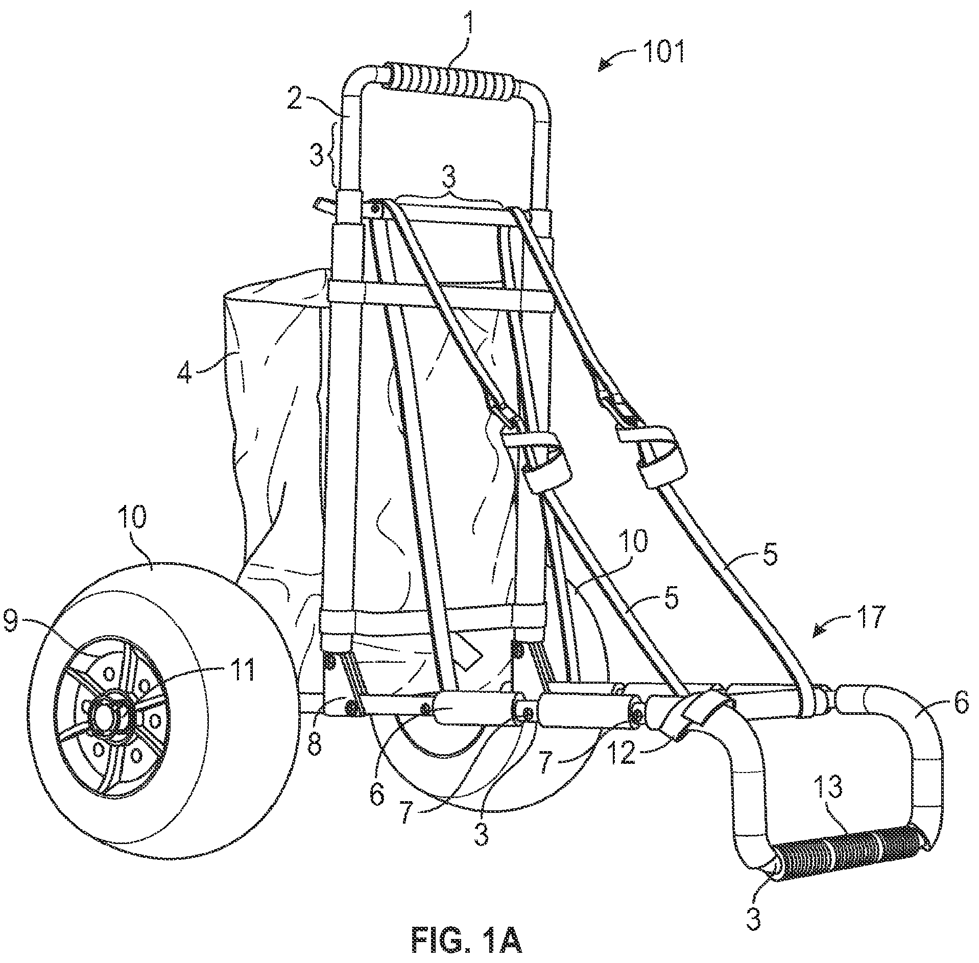 Patent US12103574 Figure 1 – Method and system for transporting goods over soft-sand based environments