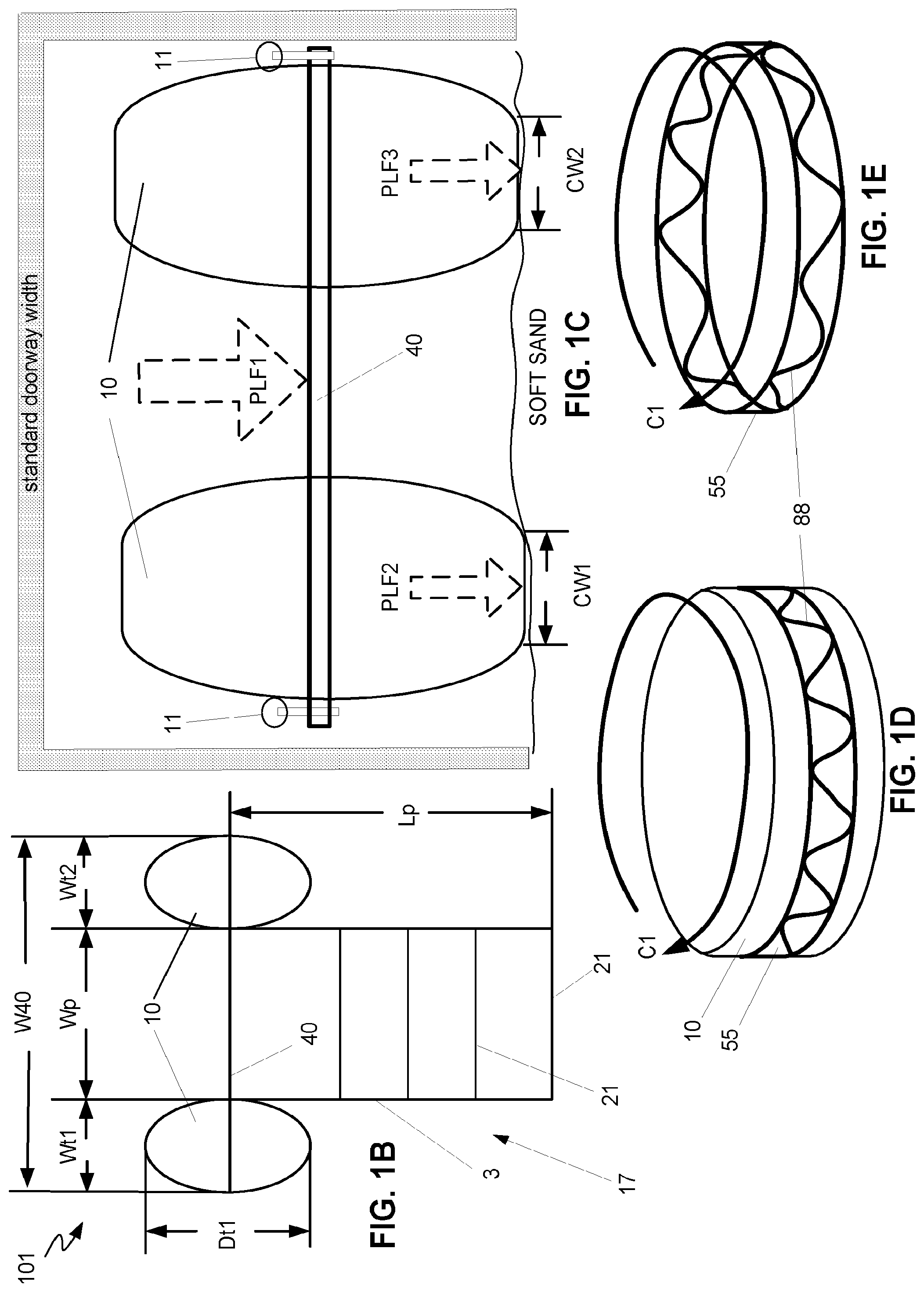 Patent US12103574 Figure 2 – Method and system for transporting goods over soft-sand based environments