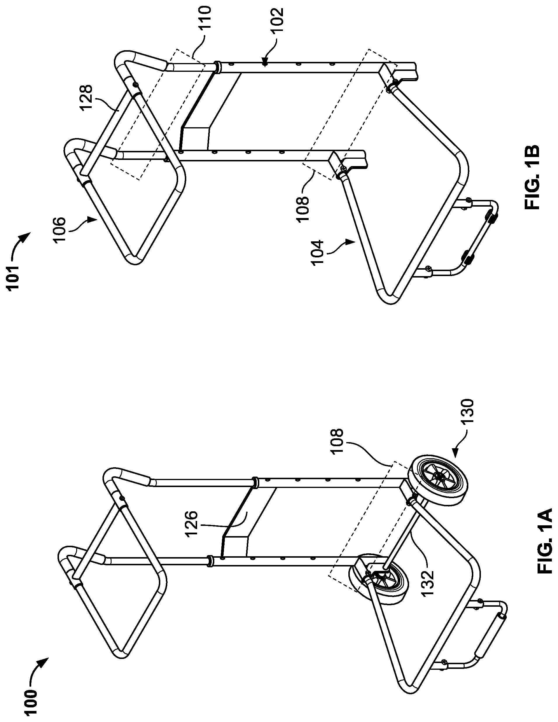 Patent US12103575 Figure 1 – Wheel storage apparatus and kit