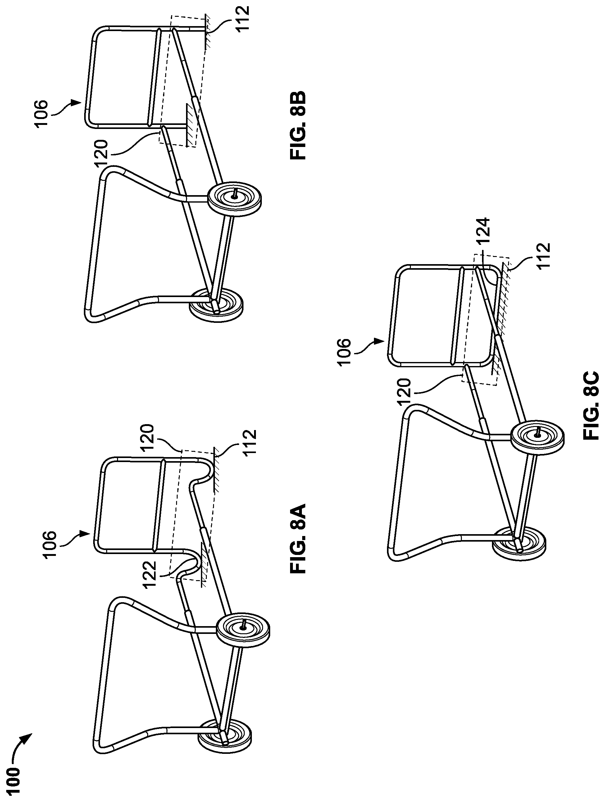 Patent US12103575 Figure 8 – Wheel storage apparatus and kit