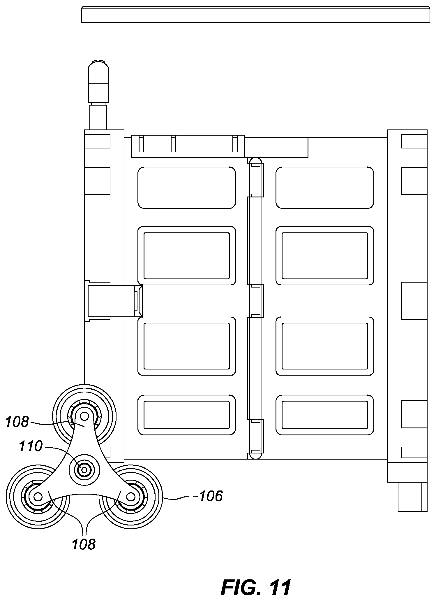 Patent US12103576 Figure 11 – Stackable collapsible carts