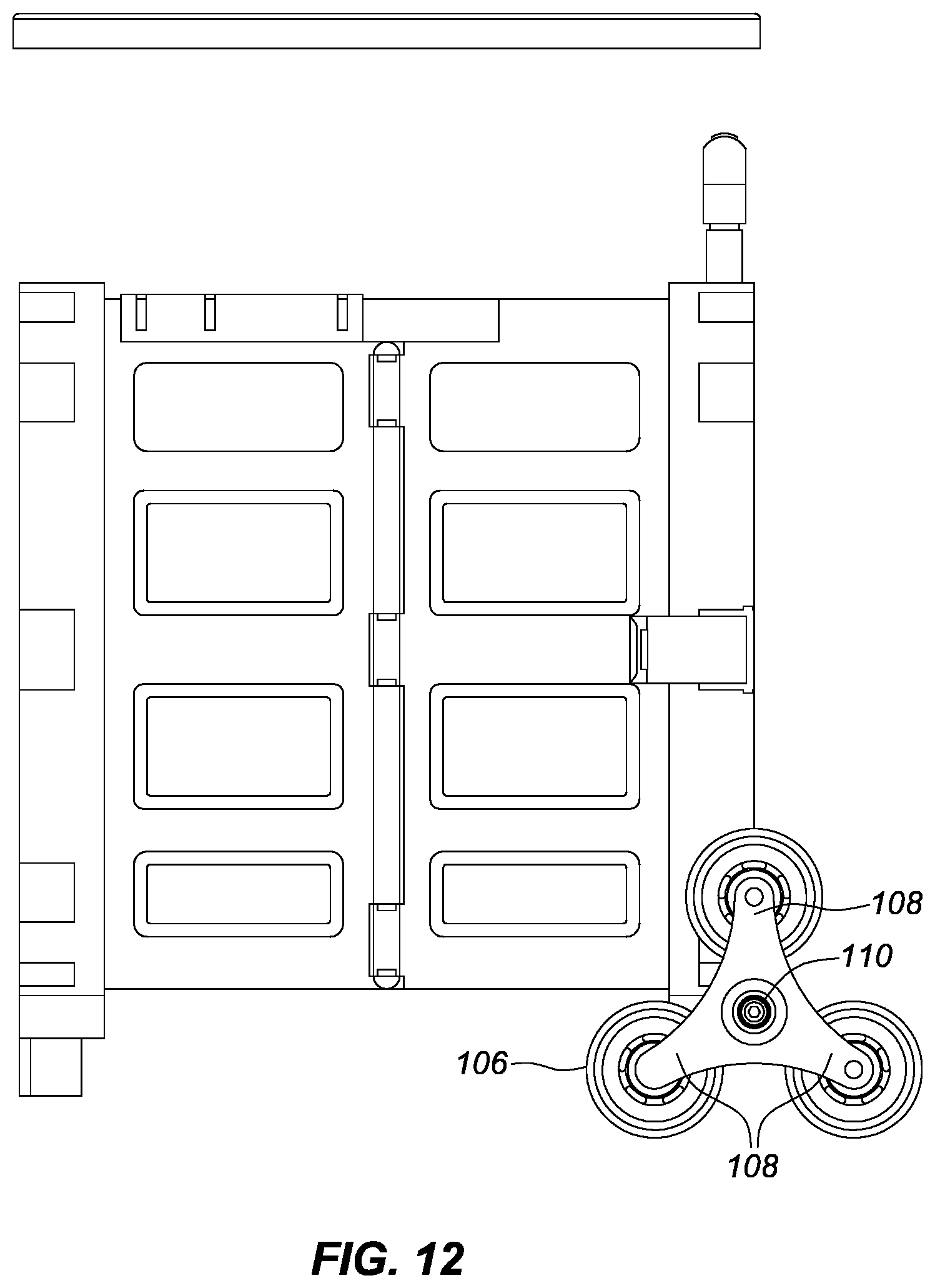 Patent US12103576 Figure 12 – Stackable collapsible carts